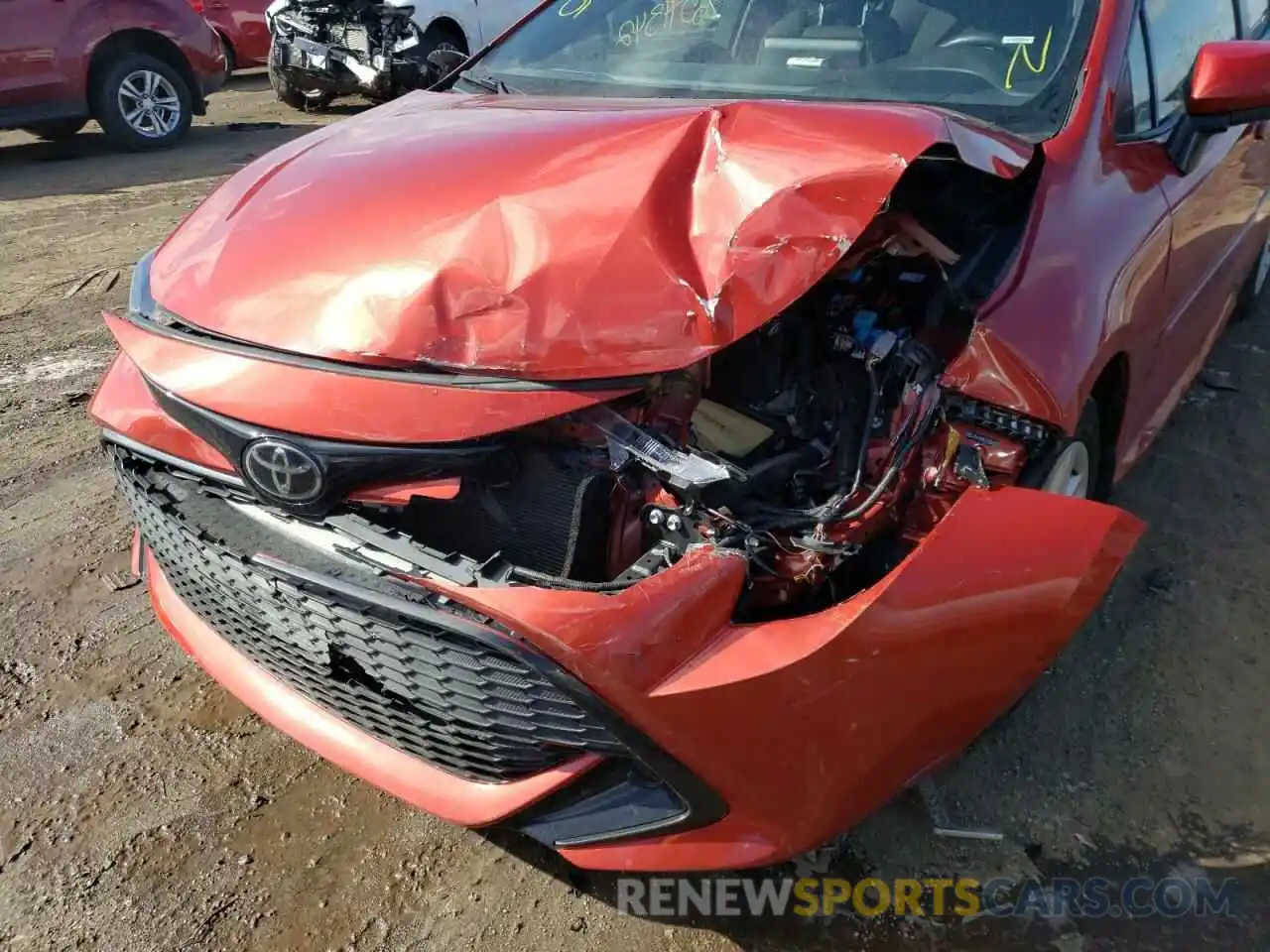 9 Photograph of a damaged car JTNK4RBE9K3068532 TOYOTA COROLLA 2019