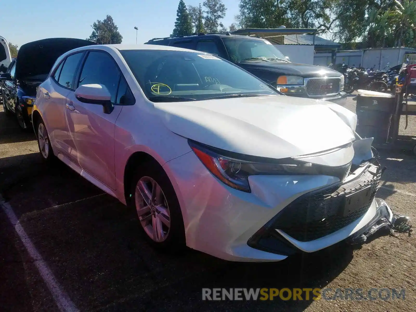 1 Photograph of a damaged car JTNK4RBE9K3071589 TOYOTA COROLLA 2019