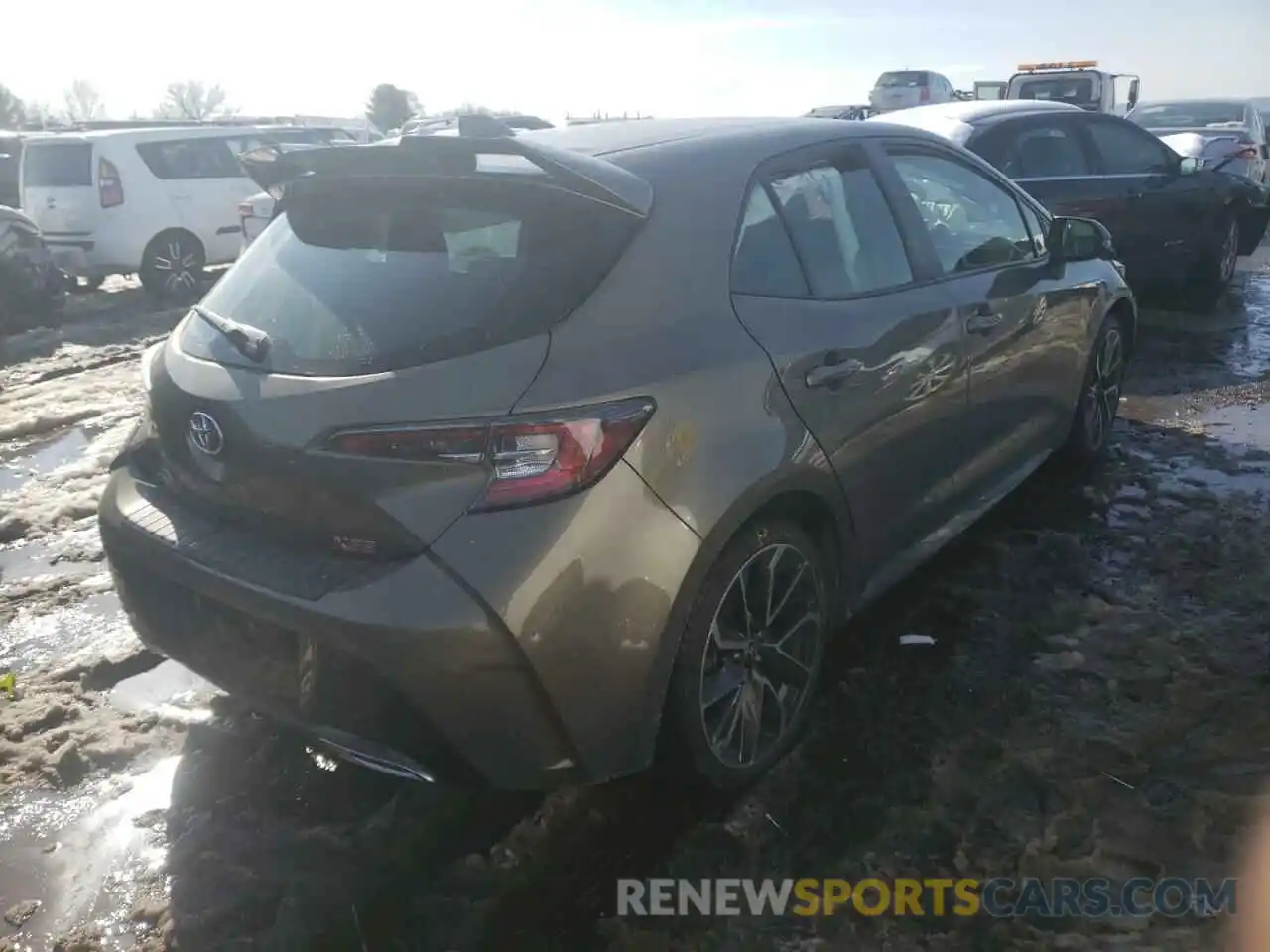 4 Photograph of a damaged car JTNK4RBEXK3000692 TOYOTA COROLLA 2019