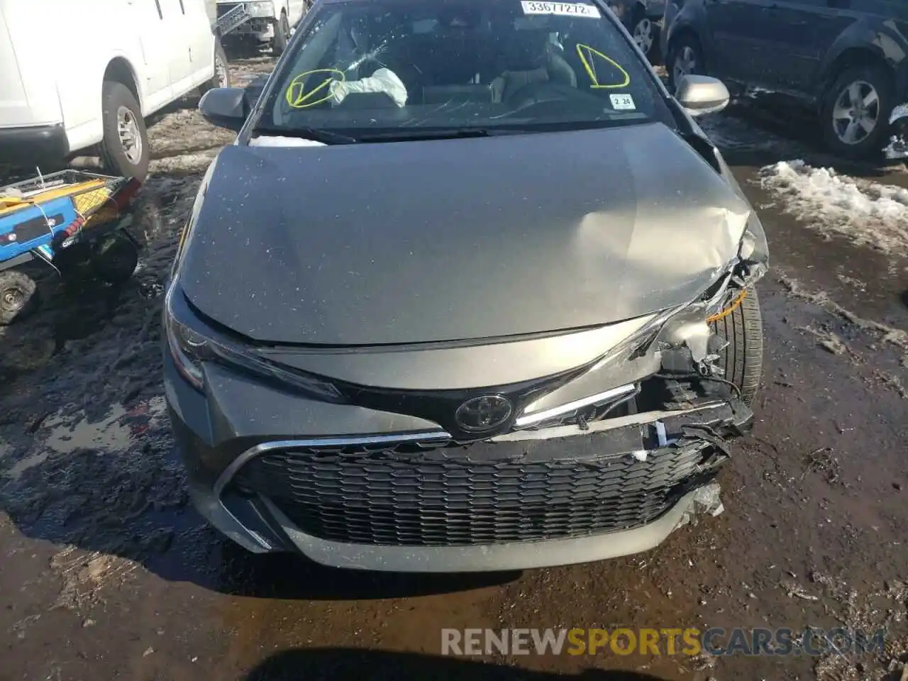 7 Photograph of a damaged car JTNK4RBEXK3000692 TOYOTA COROLLA 2019