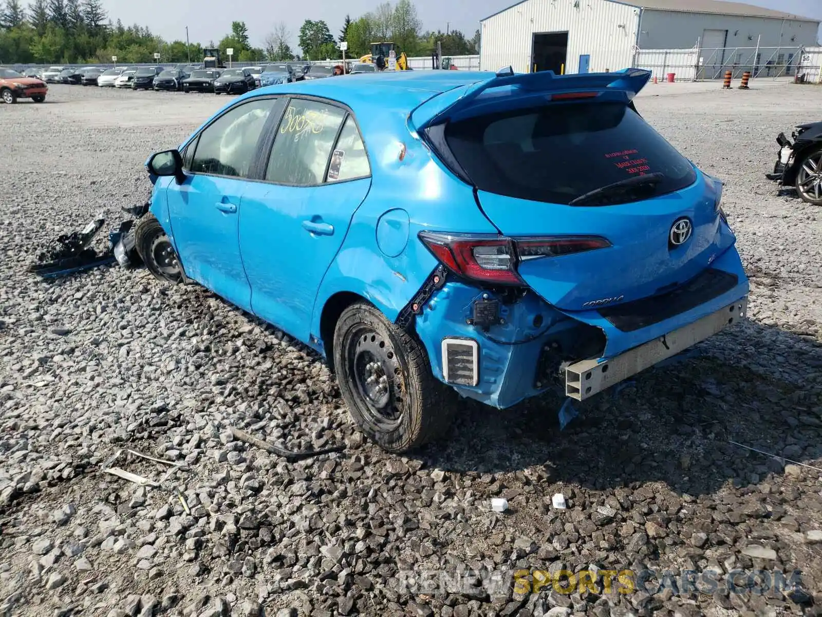 3 Photograph of a damaged car JTNK4RBEXK3001812 TOYOTA COROLLA 2019