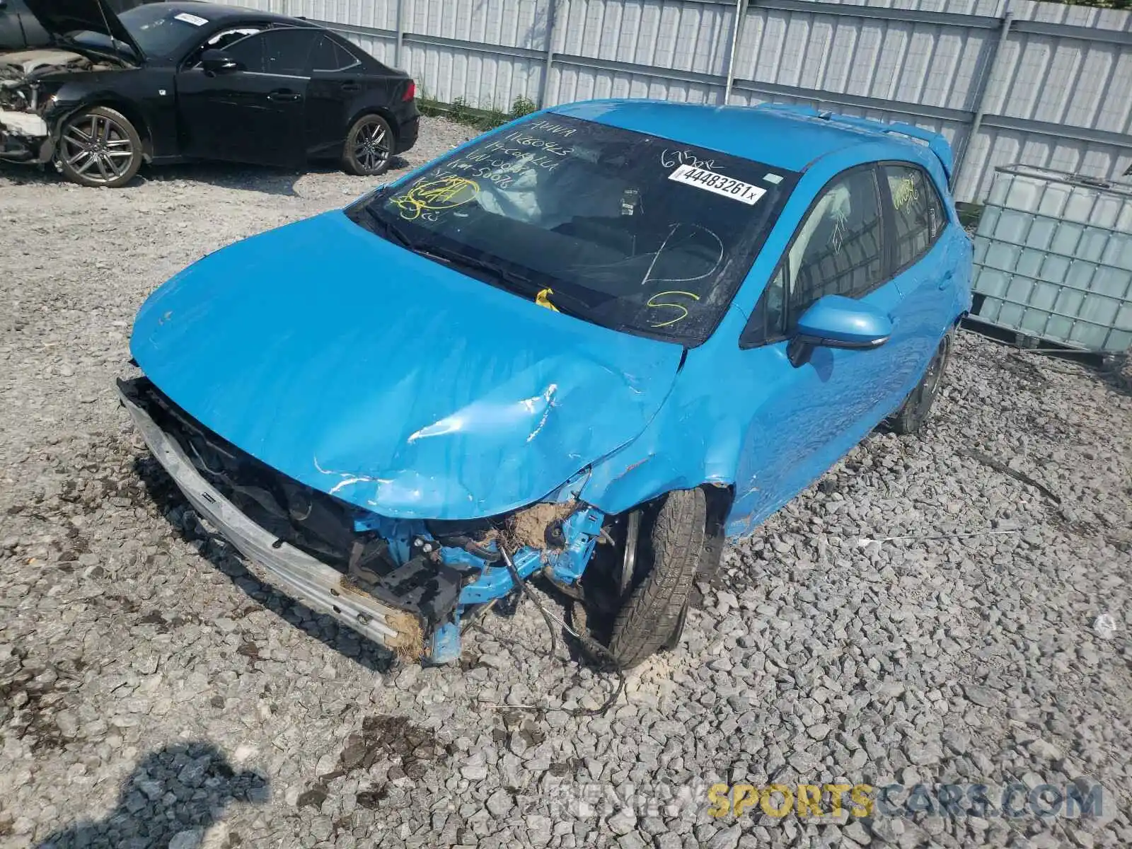 9 Photograph of a damaged car JTNK4RBEXK3001812 TOYOTA COROLLA 2019