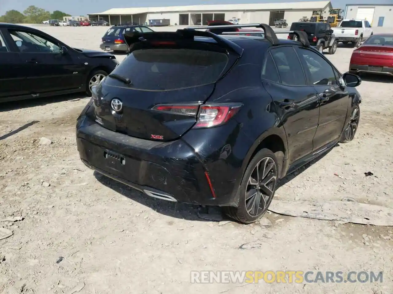 4 Photograph of a damaged car JTNK4RBEXK3002068 TOYOTA COROLLA 2019