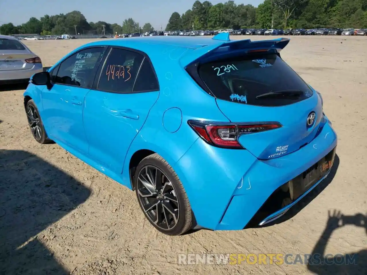 3 Photograph of a damaged car JTNK4RBEXK3002314 TOYOTA COROLLA 2019