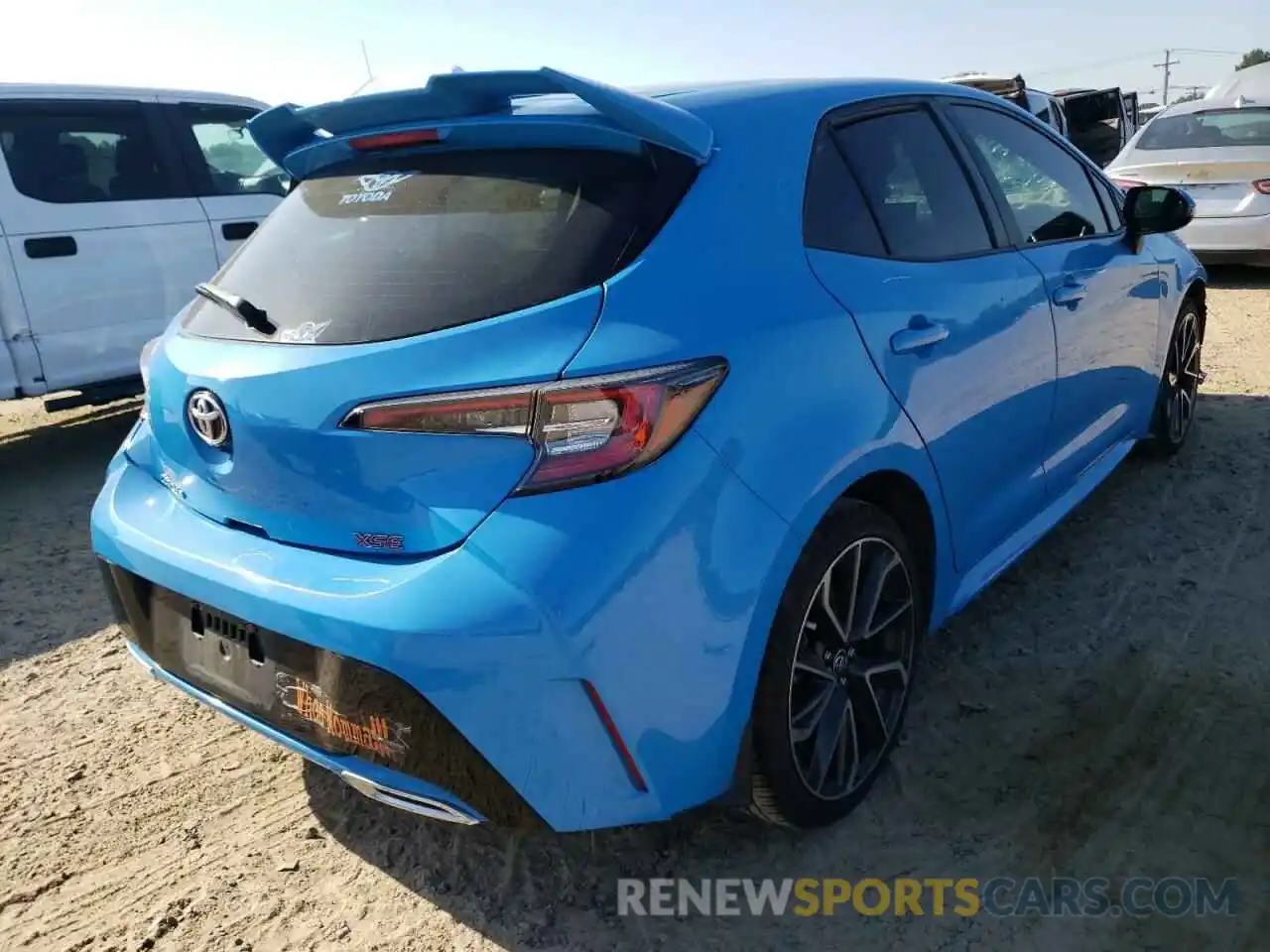 4 Photograph of a damaged car JTNK4RBEXK3002314 TOYOTA COROLLA 2019