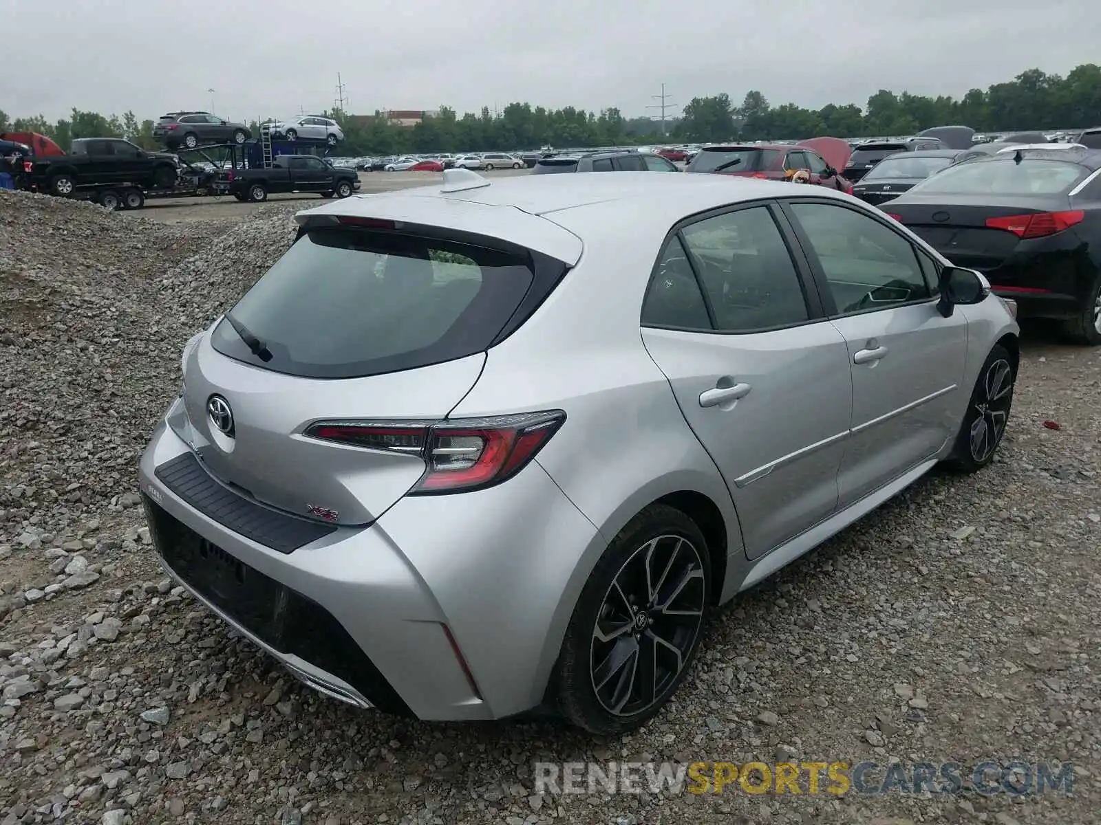 4 Photograph of a damaged car JTNK4RBEXK3003284 TOYOTA COROLLA 2019