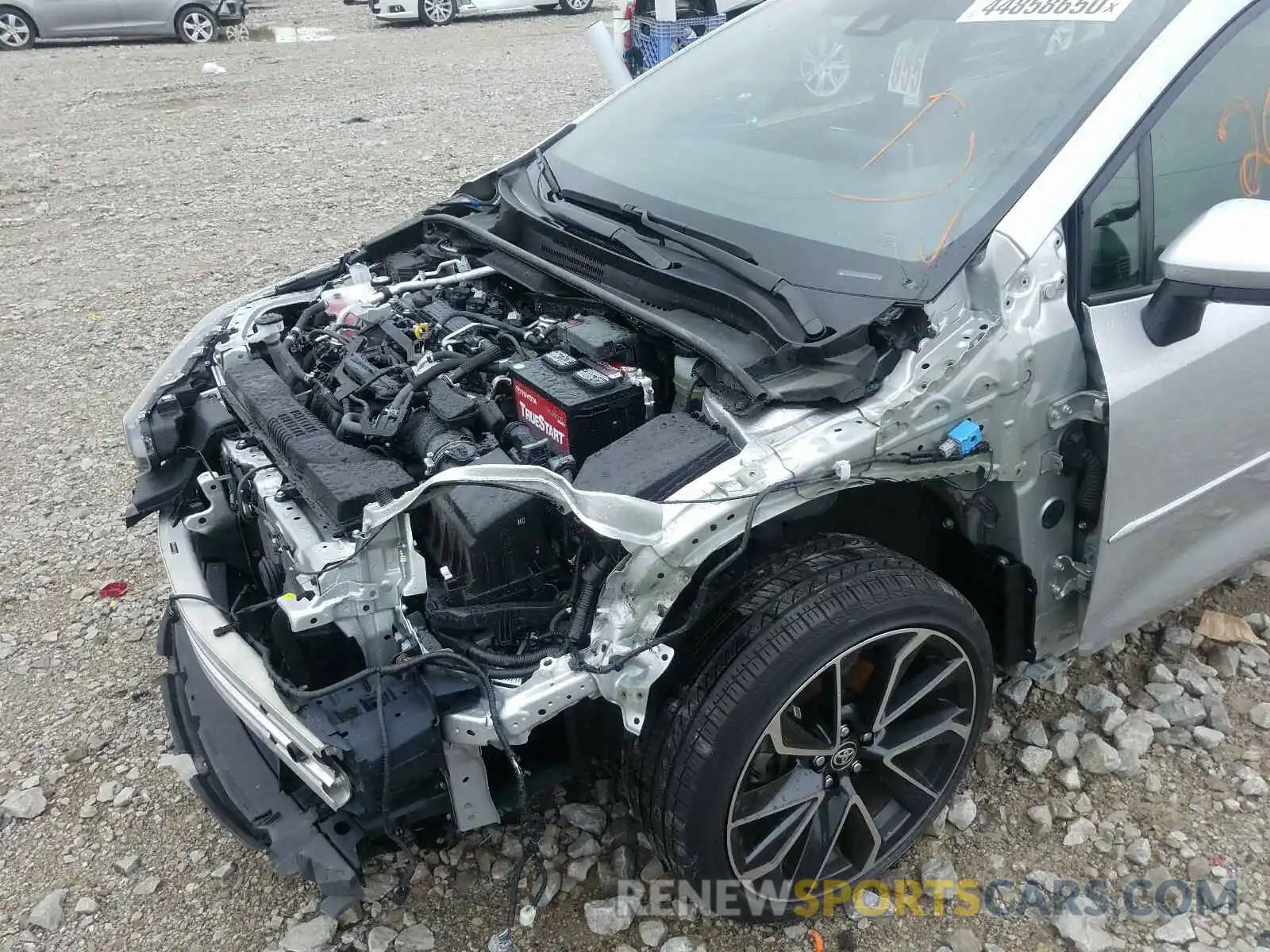 9 Фотография поврежденного автомобиля JTNK4RBEXK3003284 TOYOTA COROLLA 2019