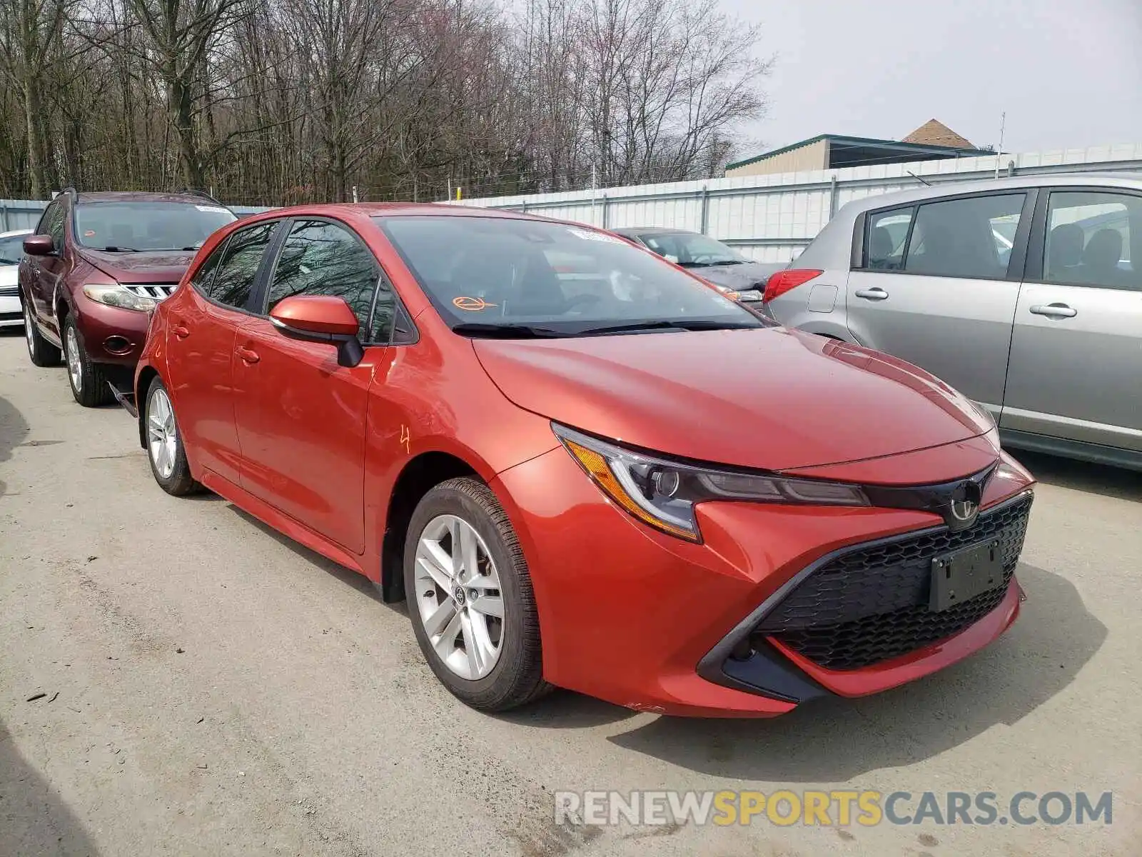 1 Photograph of a damaged car JTNK4RBEXK3004886 TOYOTA COROLLA 2019