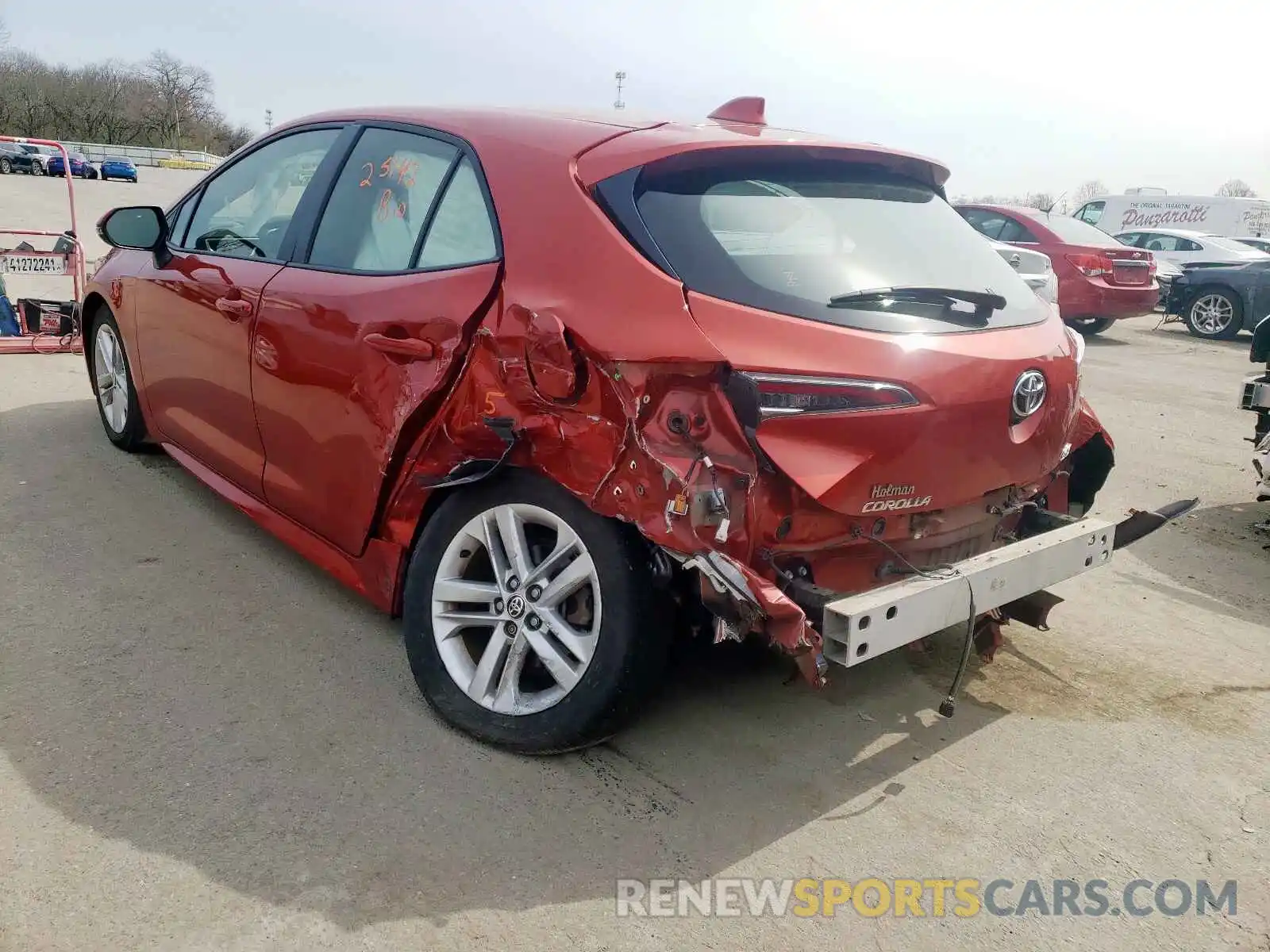 3 Photograph of a damaged car JTNK4RBEXK3004886 TOYOTA COROLLA 2019