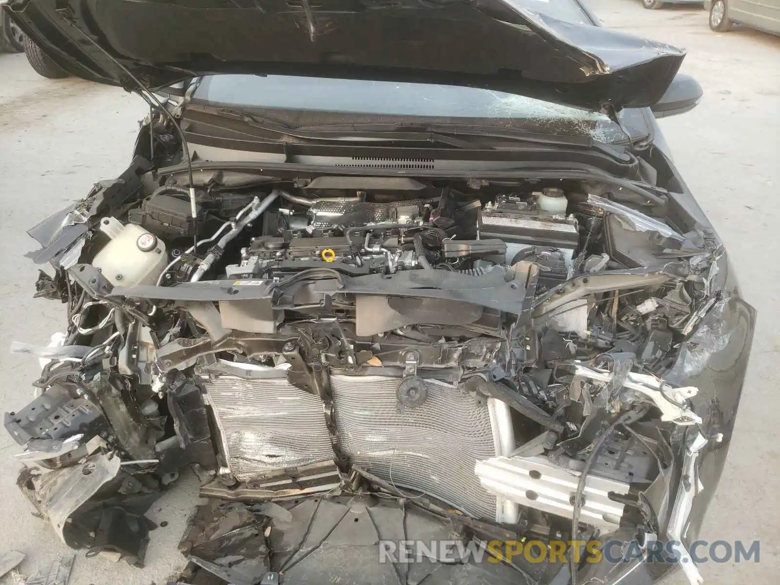 7 Photograph of a damaged car JTNK4RBEXK3013989 TOYOTA COROLLA 2019