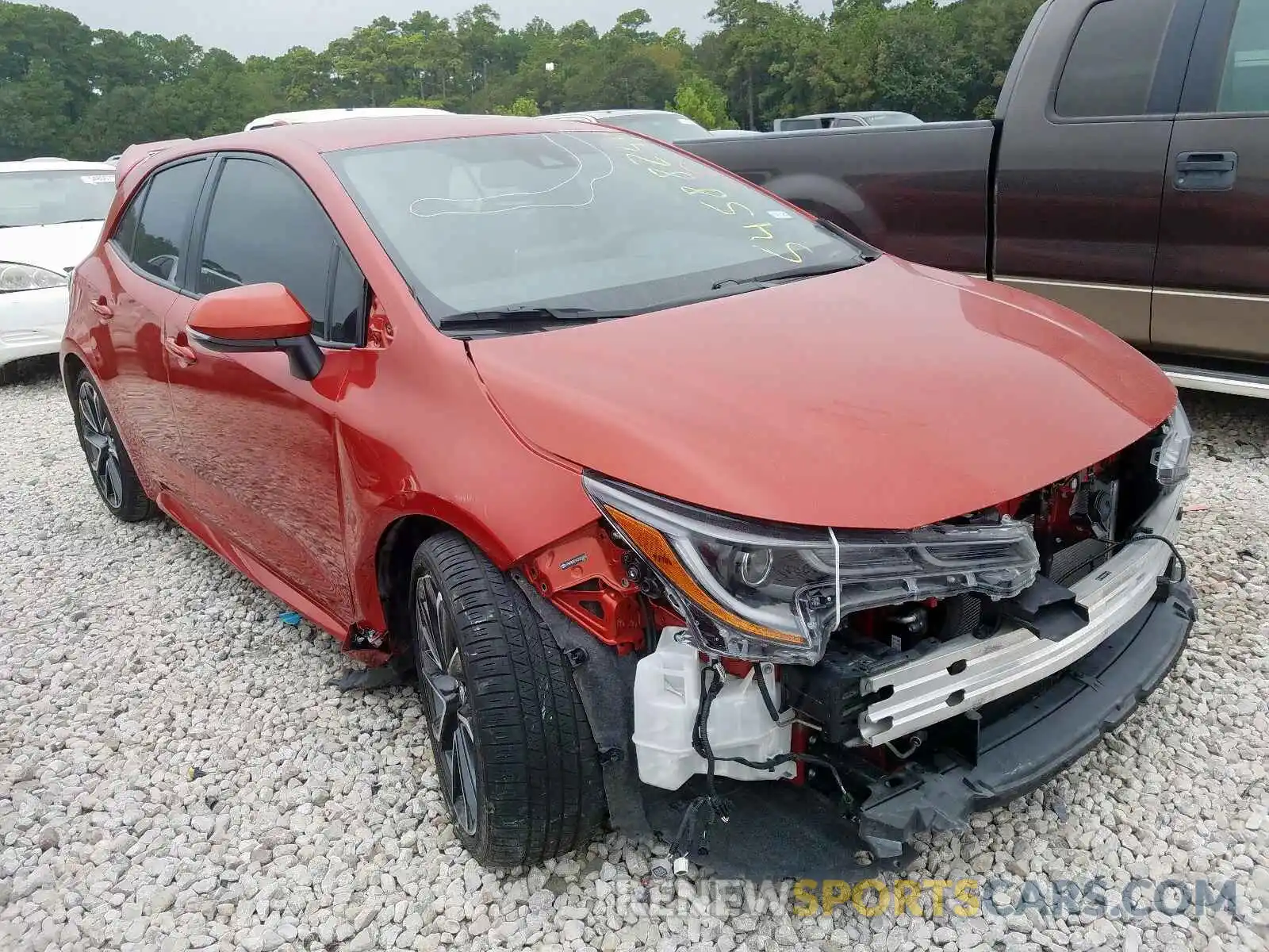 1 Photograph of a damaged car JTNK4RBEXK3015970 TOYOTA COROLLA 2019