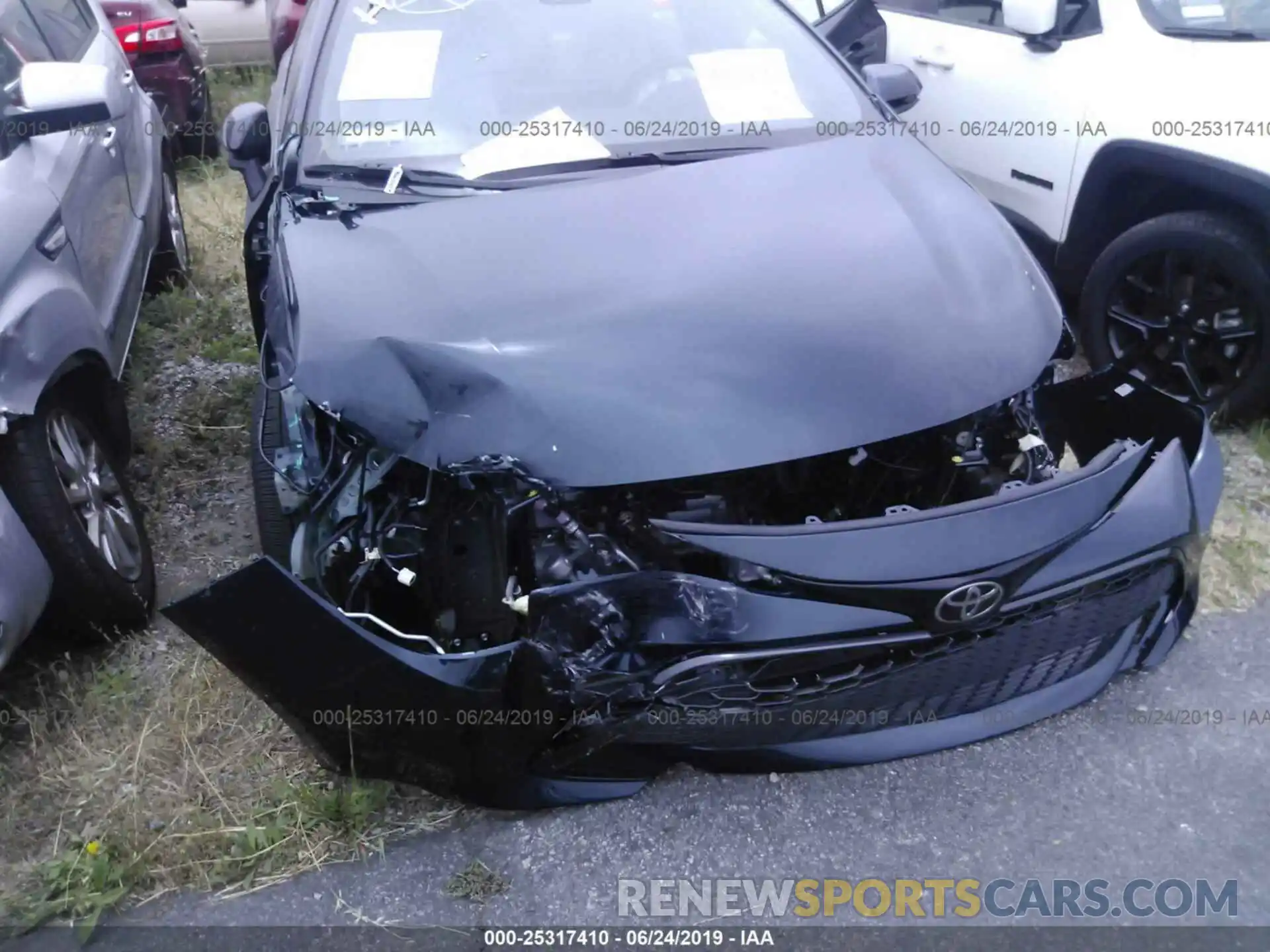 6 Photograph of a damaged car JTNK4RBEXK3018075 TOYOTA COROLLA 2019