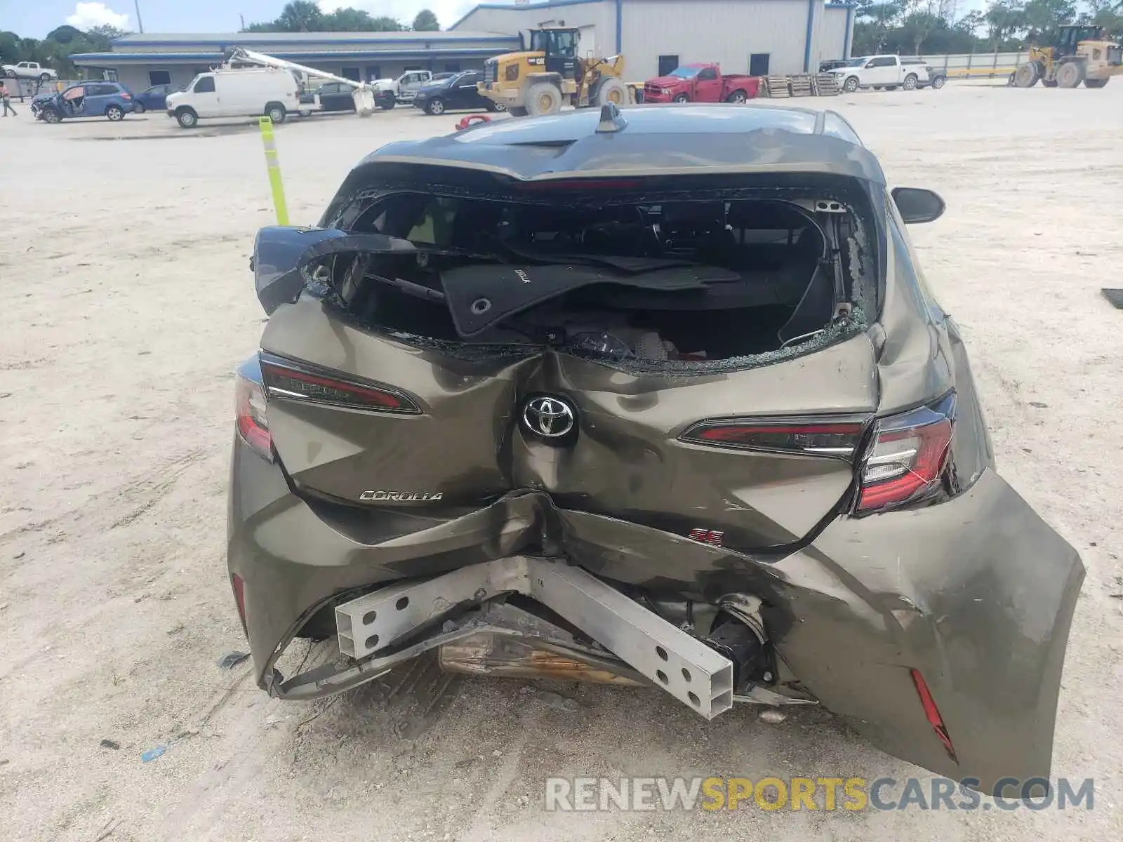 9 Photograph of a damaged car JTNK4RBEXK3018187 TOYOTA COROLLA 2019