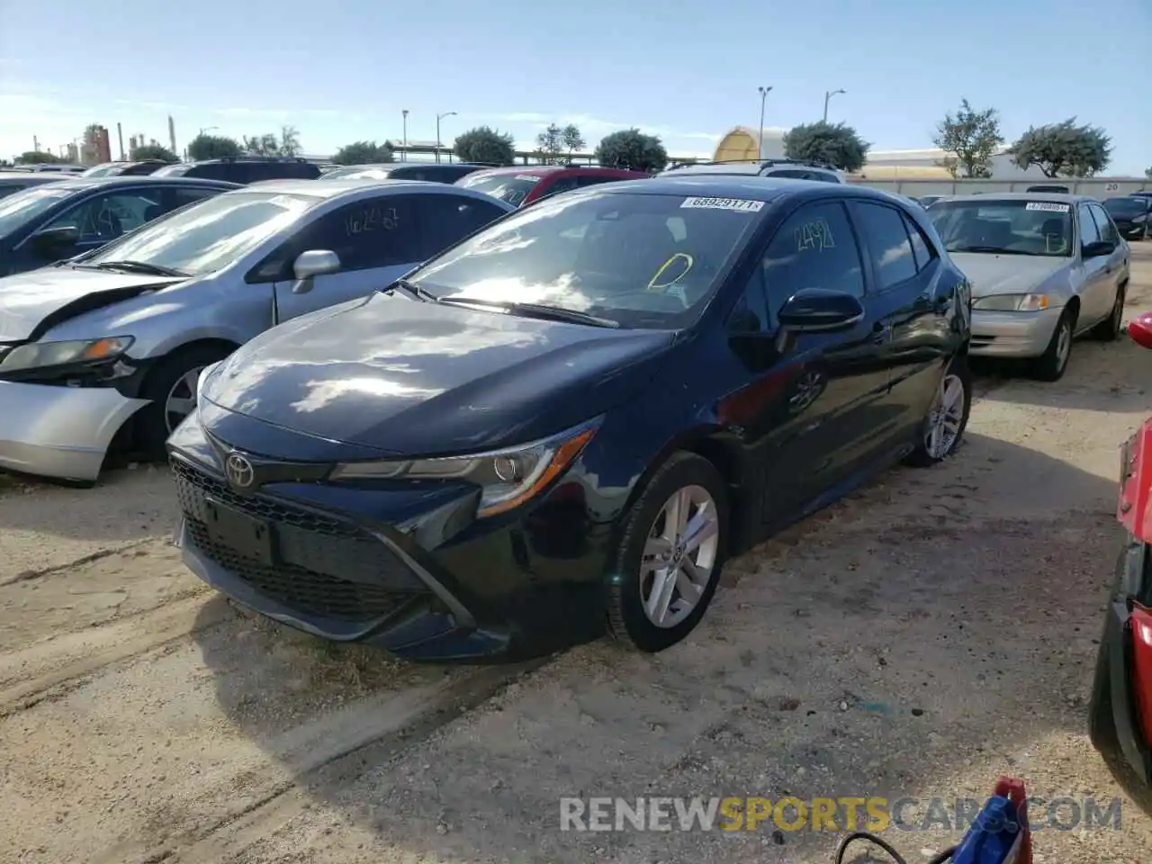 2 Photograph of a damaged car JTNK4RBEXK3019050 TOYOTA COROLLA 2019