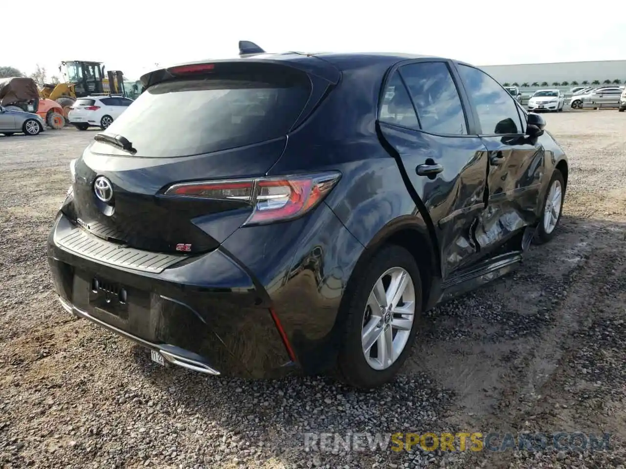 4 Photograph of a damaged car JTNK4RBEXK3019050 TOYOTA COROLLA 2019