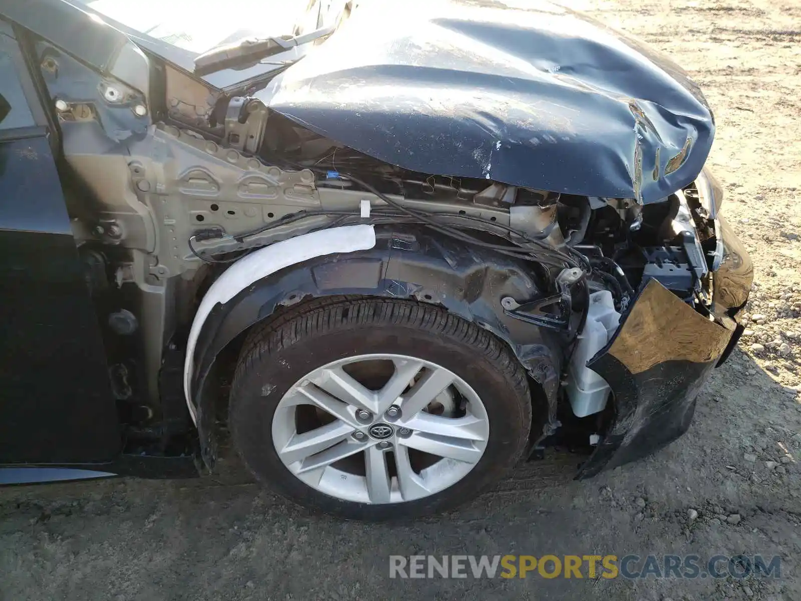 9 Photograph of a damaged car JTNK4RBEXK3019095 TOYOTA COROLLA 2019