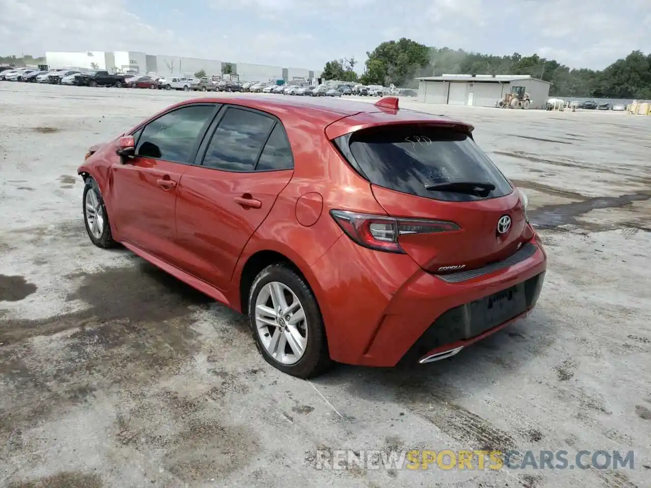 3 Photograph of a damaged car JTNK4RBEXK3023809 TOYOTA COROLLA 2019