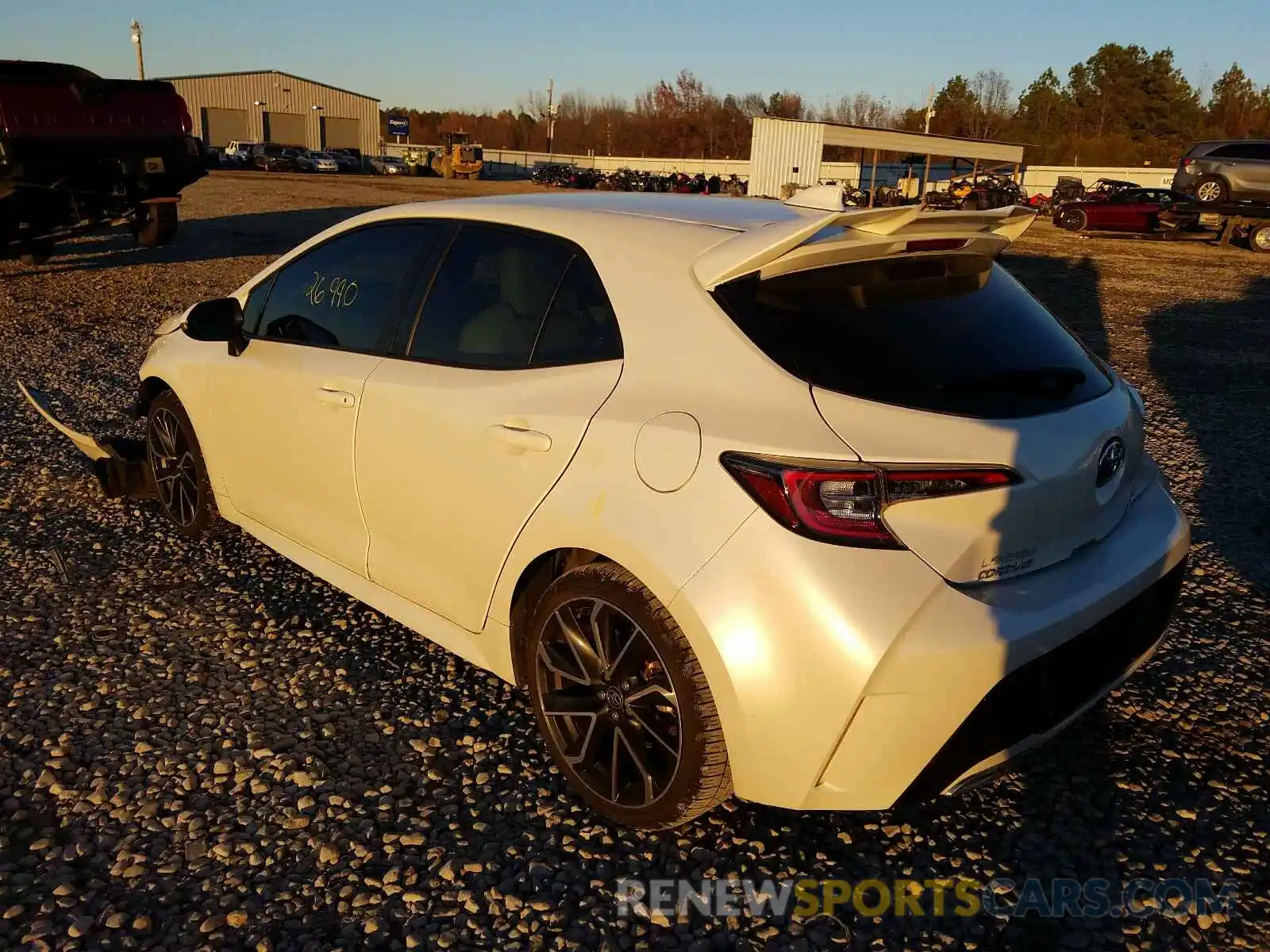 3 Photograph of a damaged car JTNK4RBEXK3024345 TOYOTA COROLLA 2019