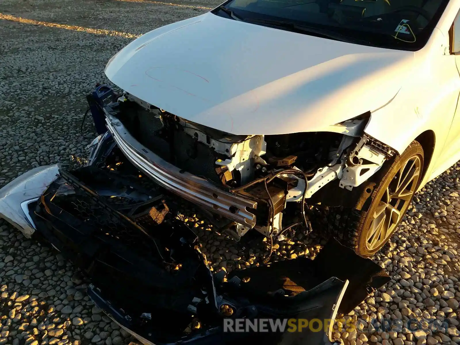 9 Photograph of a damaged car JTNK4RBEXK3024345 TOYOTA COROLLA 2019