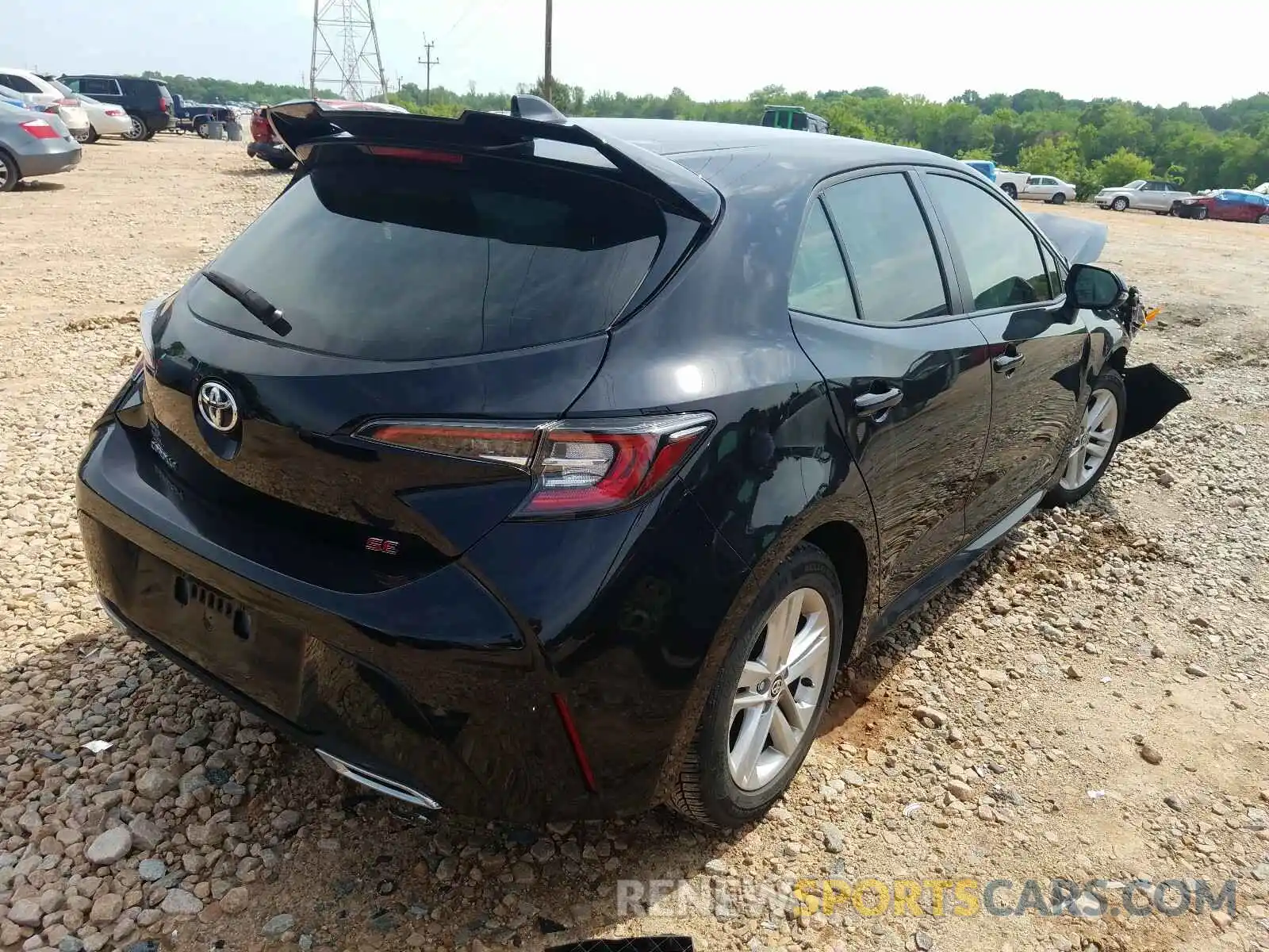 4 Photograph of a damaged car JTNK4RBEXK3024748 TOYOTA COROLLA 2019