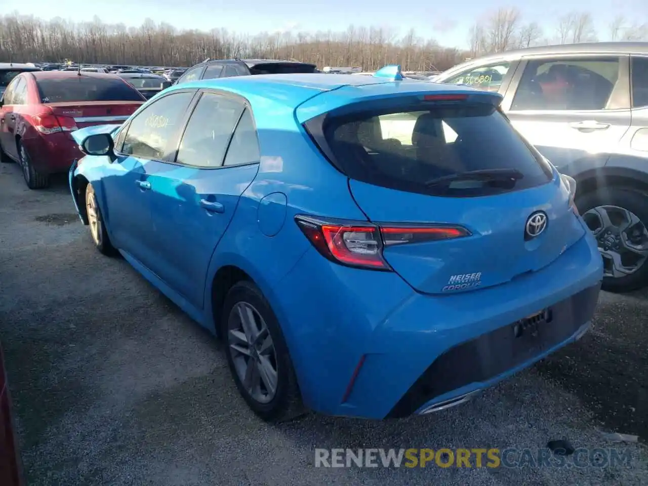 3 Photograph of a damaged car JTNK4RBEXK3025155 TOYOTA COROLLA 2019