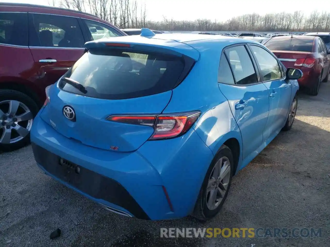 4 Photograph of a damaged car JTNK4RBEXK3025155 TOYOTA COROLLA 2019