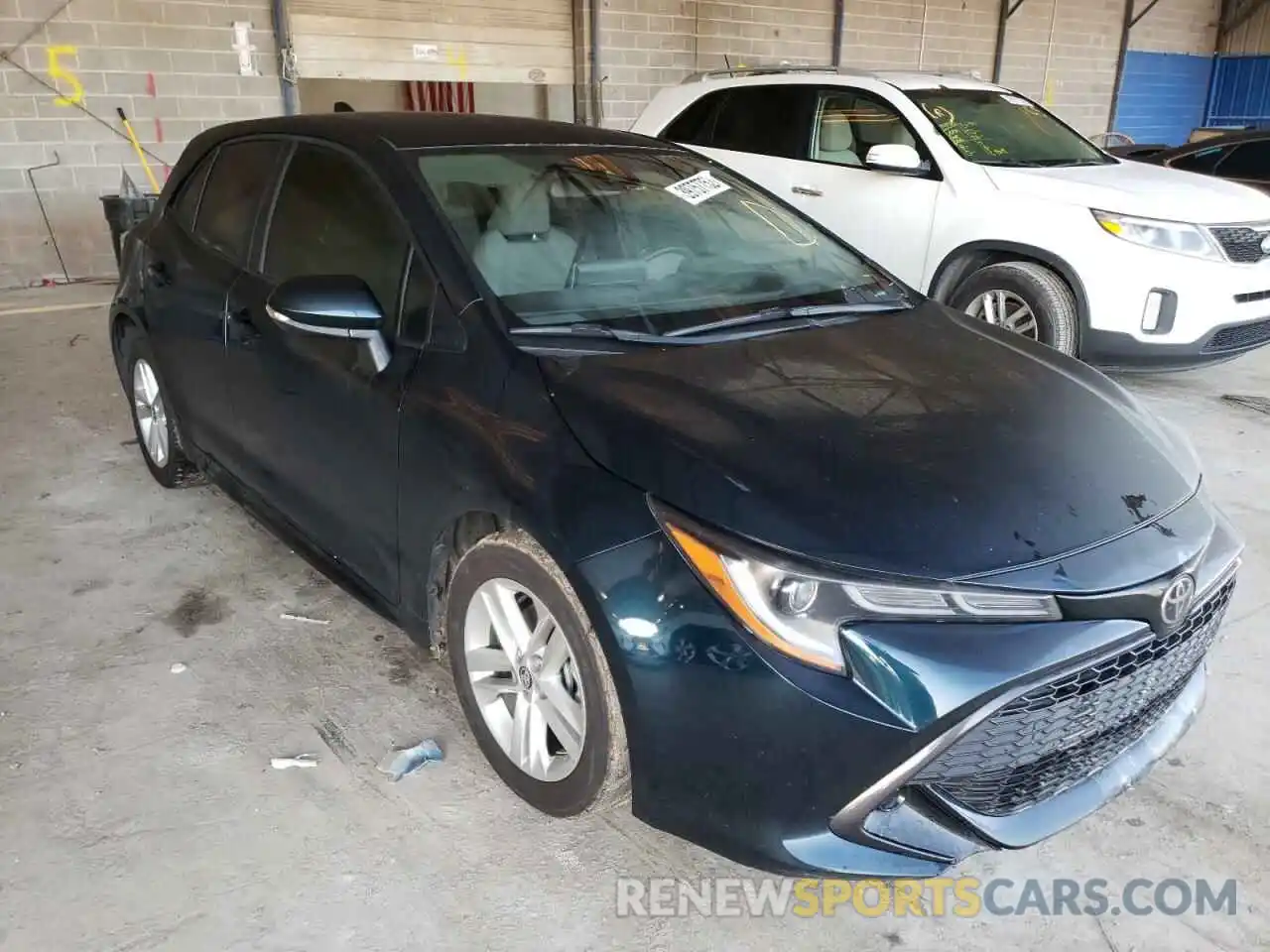 1 Photograph of a damaged car JTNK4RBEXK3025351 TOYOTA COROLLA 2019