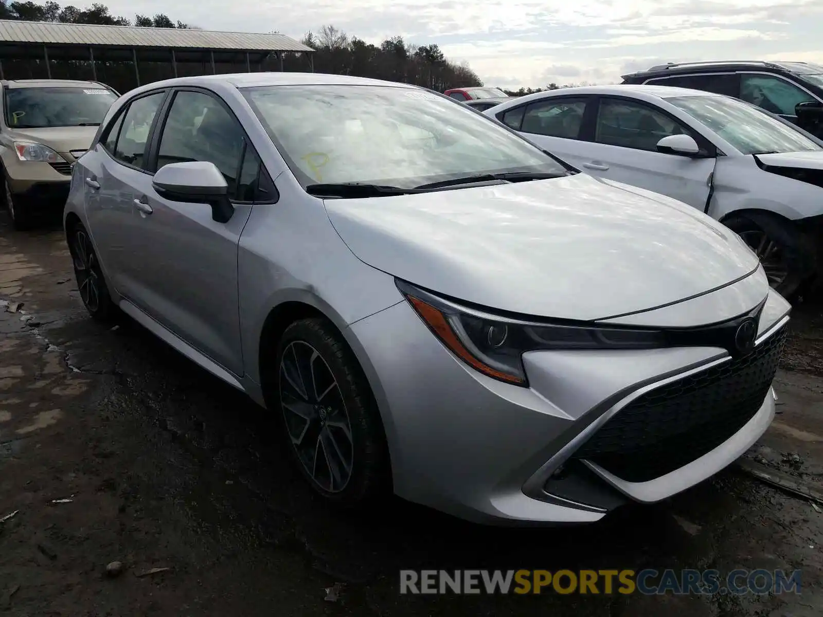 1 Photograph of a damaged car JTNK4RBEXK3026872 TOYOTA COROLLA 2019