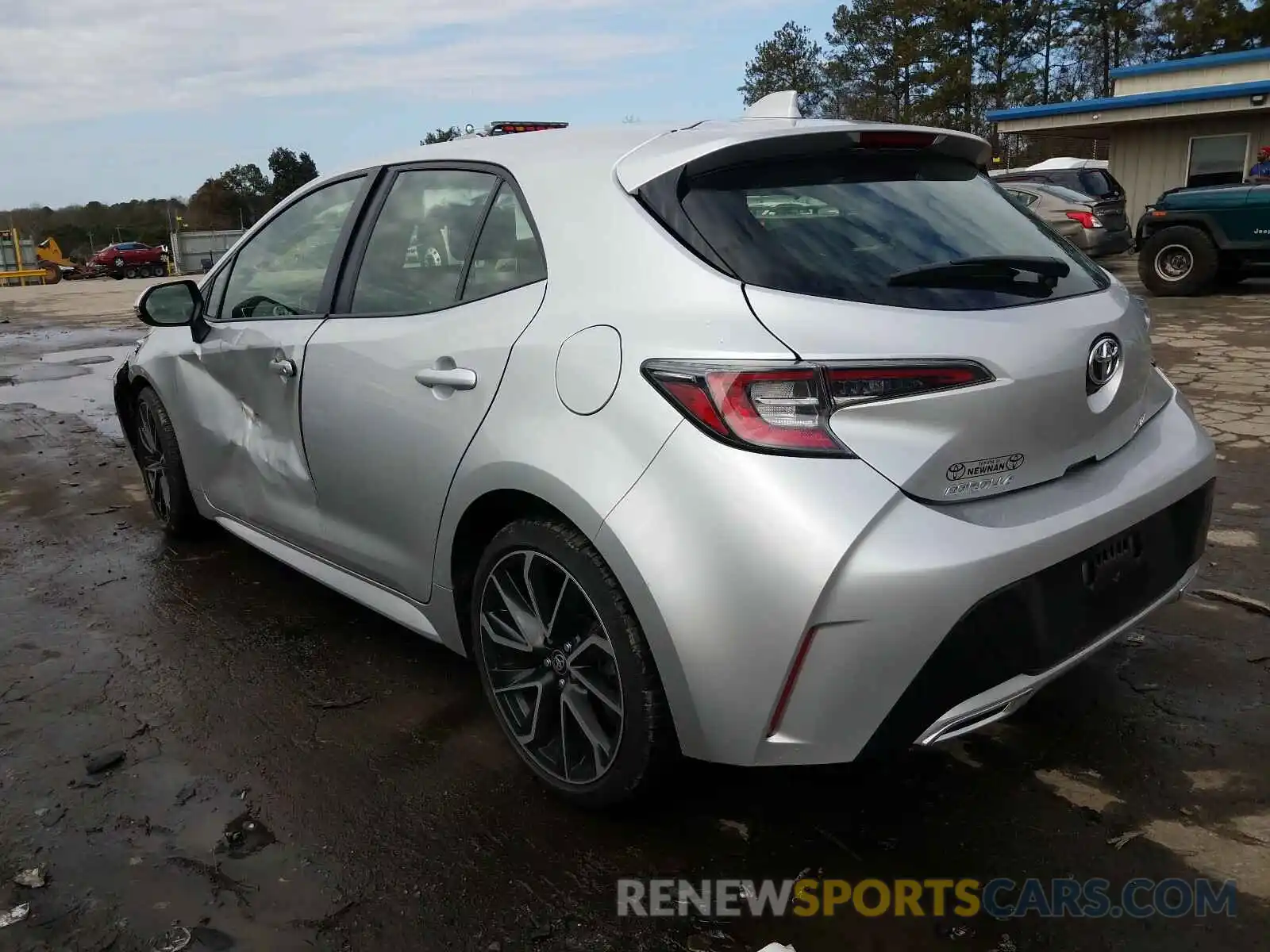 3 Photograph of a damaged car JTNK4RBEXK3026872 TOYOTA COROLLA 2019