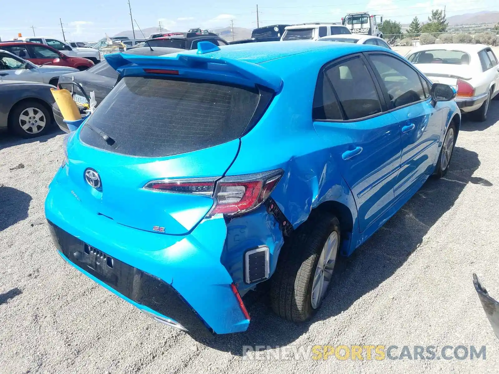 4 Фотография поврежденного автомобиля JTNK4RBEXK3027536 TOYOTA COROLLA 2019