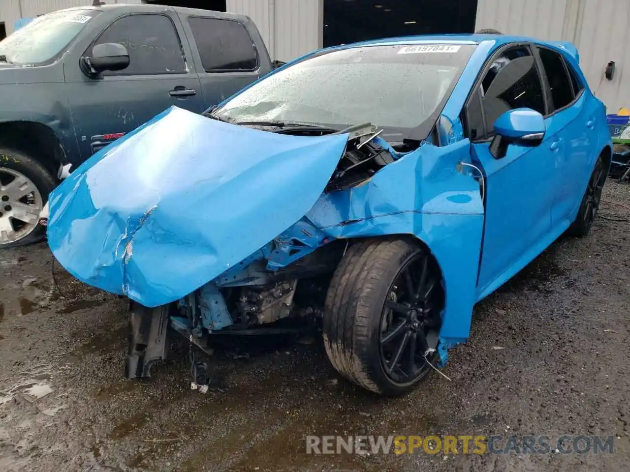 2 Photograph of a damaged car JTNK4RBEXK3027603 TOYOTA COROLLA 2019