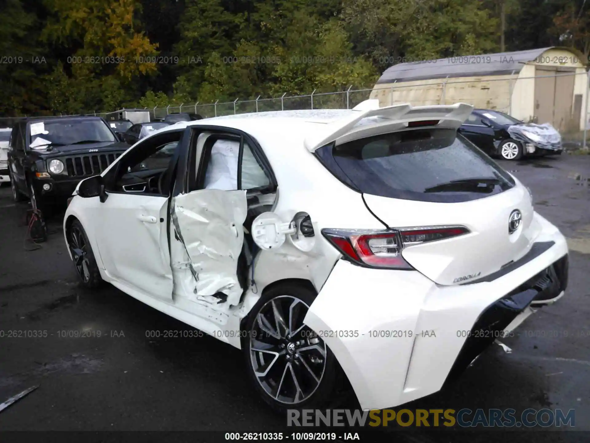 3 Photograph of a damaged car JTNK4RBEXK3034311 TOYOTA COROLLA 2019