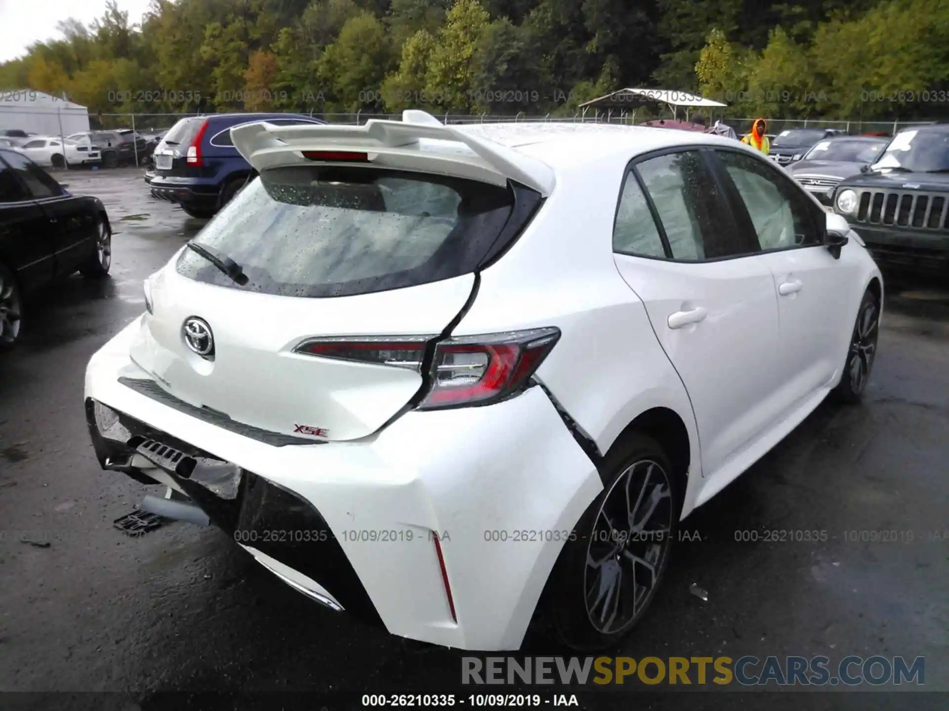 4 Photograph of a damaged car JTNK4RBEXK3034311 TOYOTA COROLLA 2019