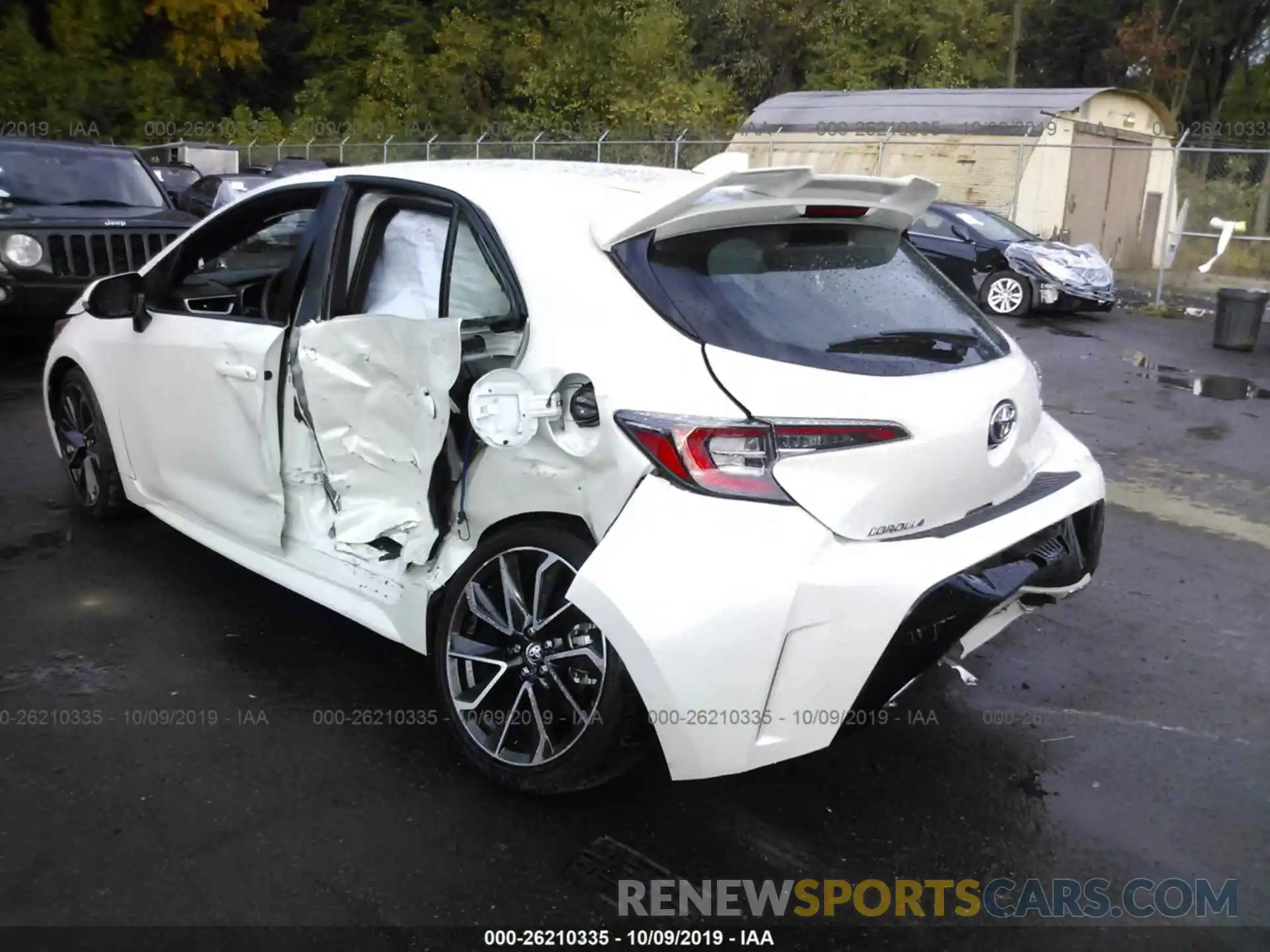 6 Photograph of a damaged car JTNK4RBEXK3034311 TOYOTA COROLLA 2019