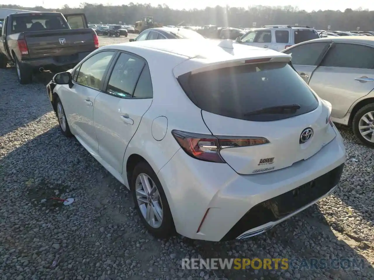 3 Photograph of a damaged car JTNK4RBEXK3034986 TOYOTA COROLLA 2019