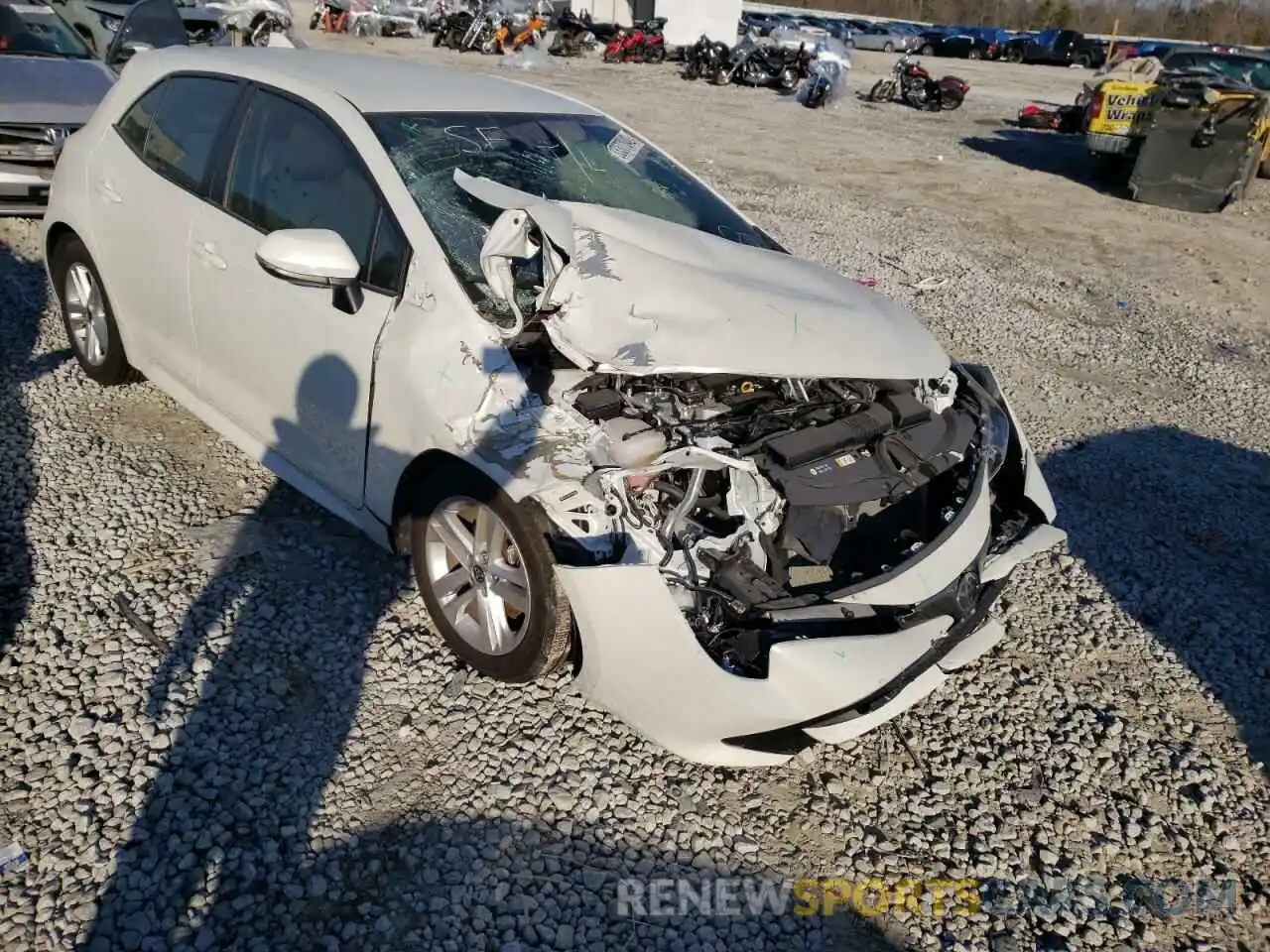 9 Photograph of a damaged car JTNK4RBEXK3034986 TOYOTA COROLLA 2019