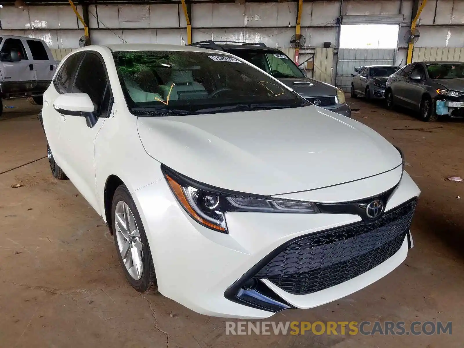 1 Photograph of a damaged car JTNK4RBEXK3039993 TOYOTA COROLLA 2019