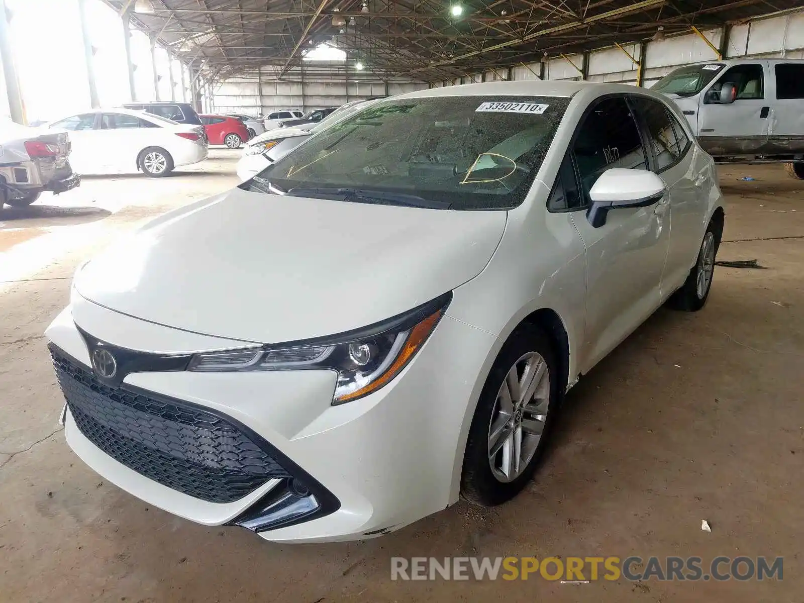 2 Photograph of a damaged car JTNK4RBEXK3039993 TOYOTA COROLLA 2019