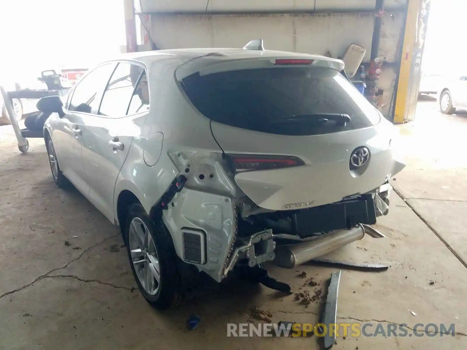 3 Photograph of a damaged car JTNK4RBEXK3039993 TOYOTA COROLLA 2019