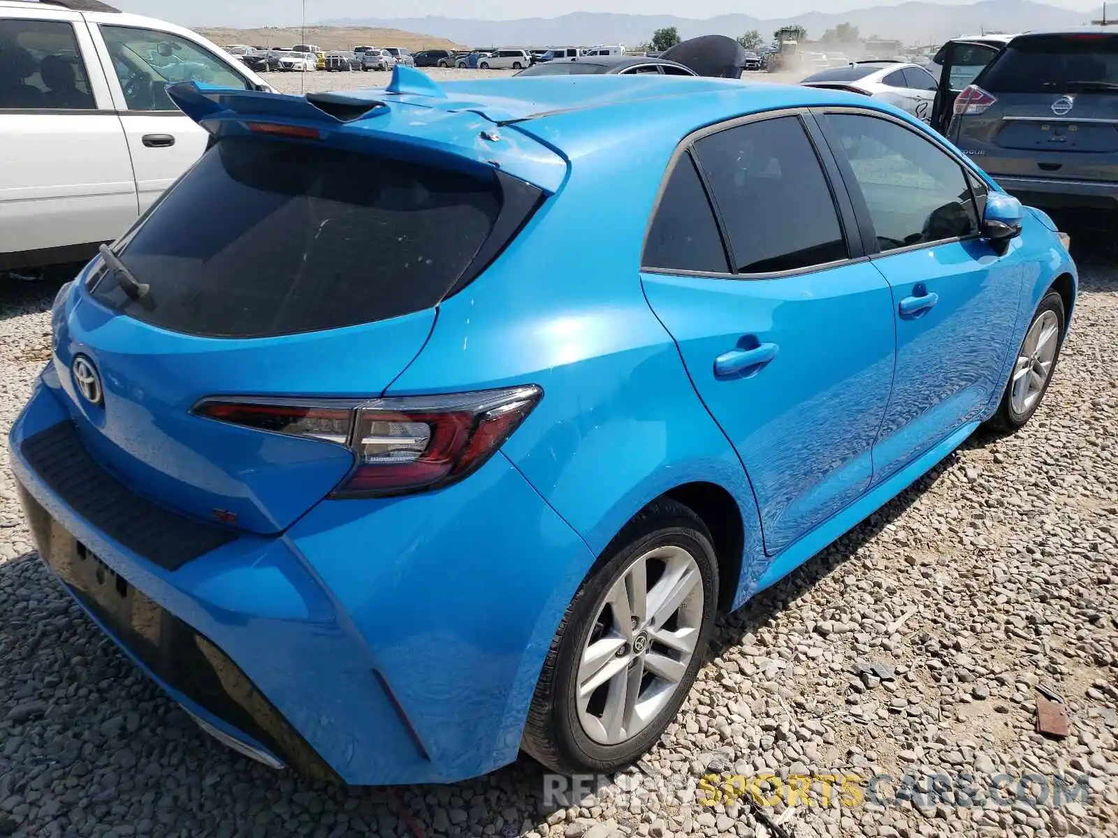 4 Фотография поврежденного автомобиля JTNK4RBEXK3041470 TOYOTA COROLLA 2019