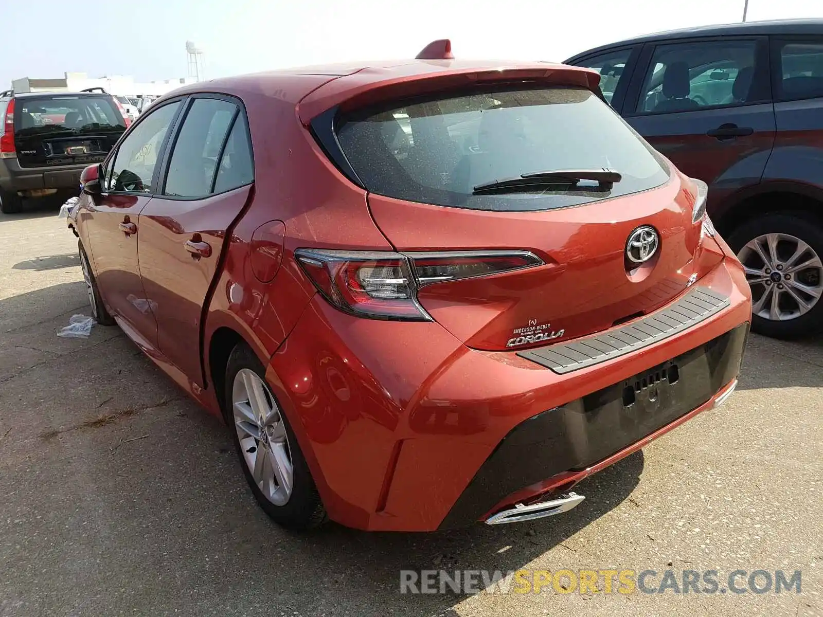 3 Photograph of a damaged car JTNK4RBEXK3041758 TOYOTA COROLLA 2019