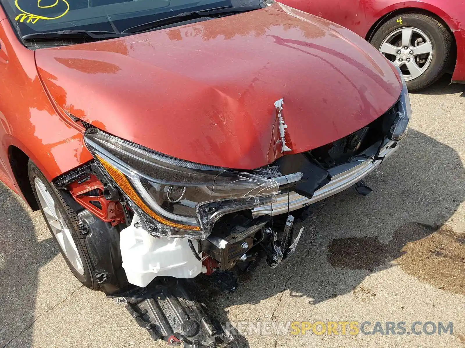 9 Photograph of a damaged car JTNK4RBEXK3041758 TOYOTA COROLLA 2019