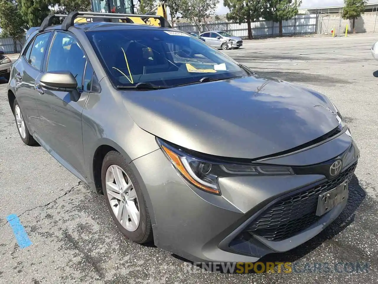 1 Photograph of a damaged car JTNK4RBEXK3044241 TOYOTA COROLLA 2019