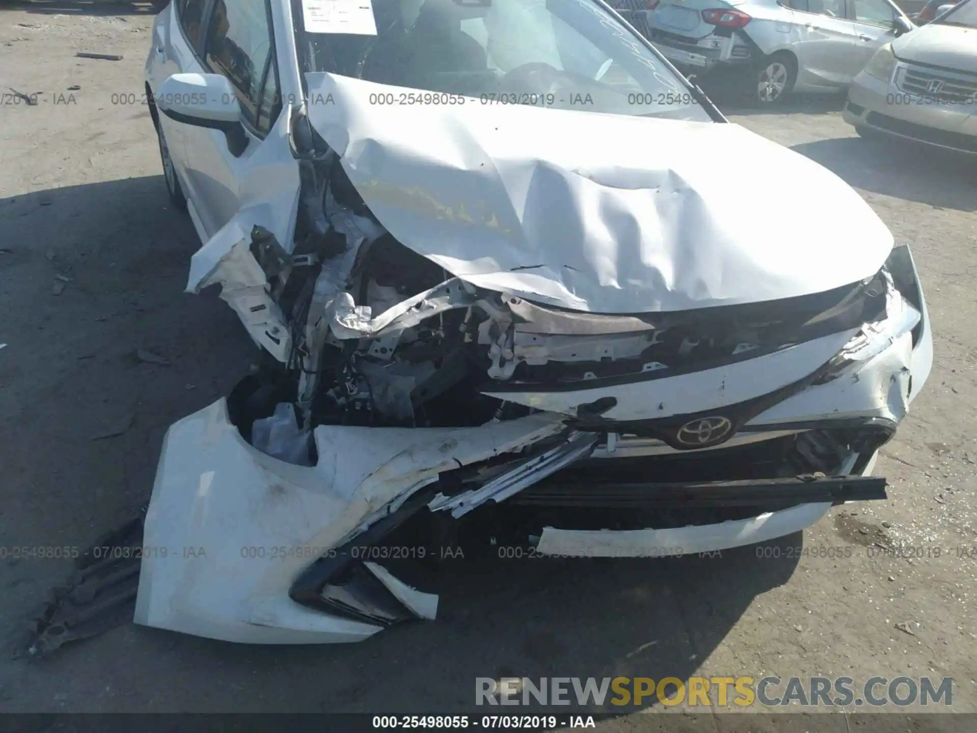 6 Photograph of a damaged car JTNK4RBEXK3044806 TOYOTA COROLLA 2019