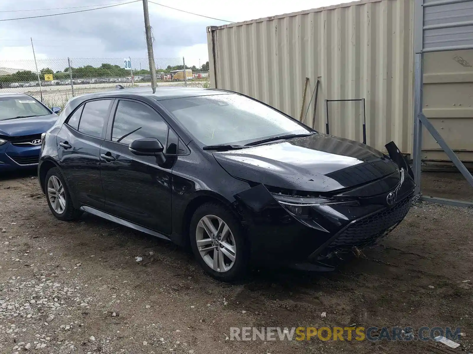 1 Photograph of a damaged car JTNK4RBEXK3044840 TOYOTA COROLLA 2019