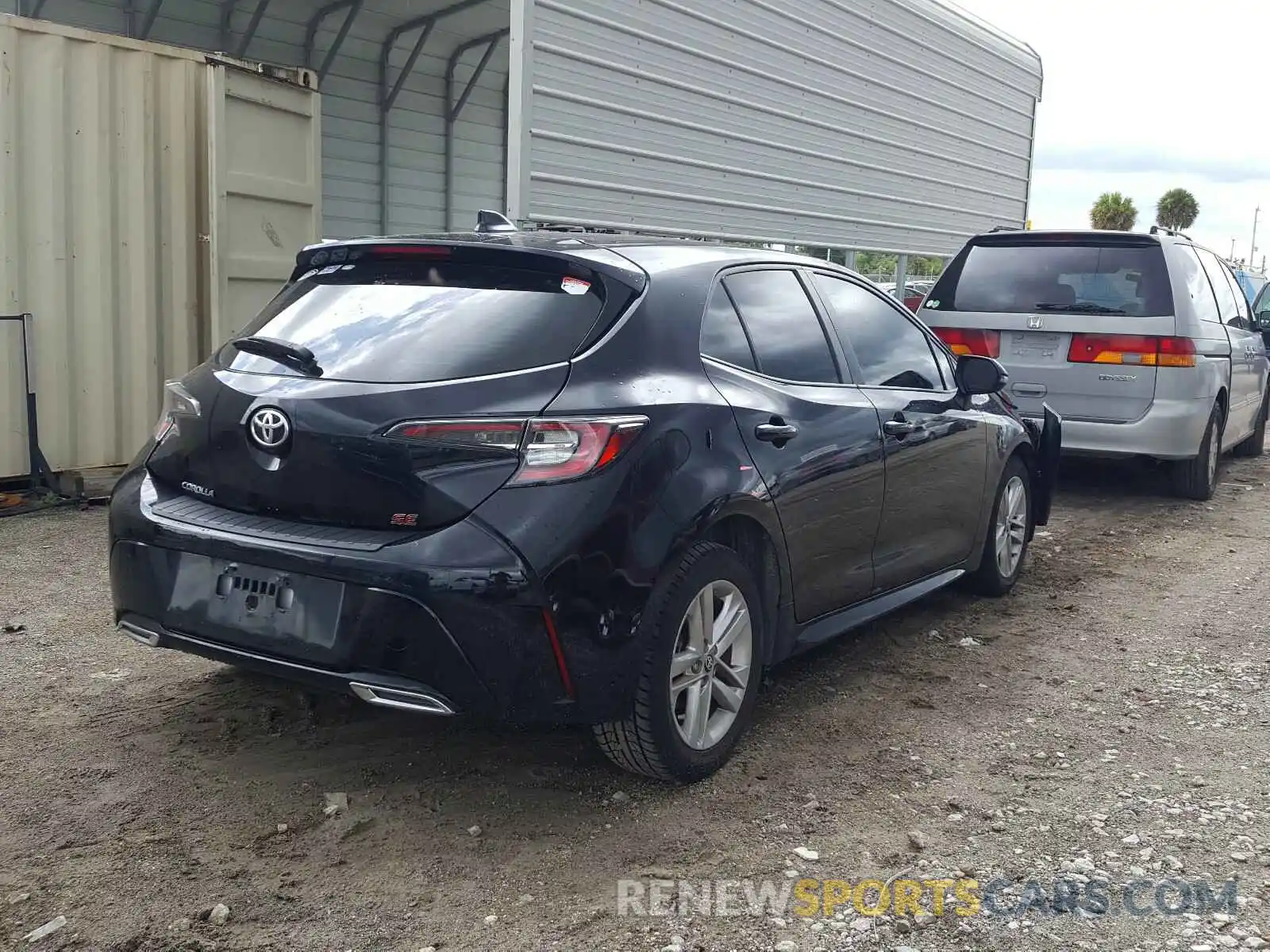 4 Photograph of a damaged car JTNK4RBEXK3044840 TOYOTA COROLLA 2019