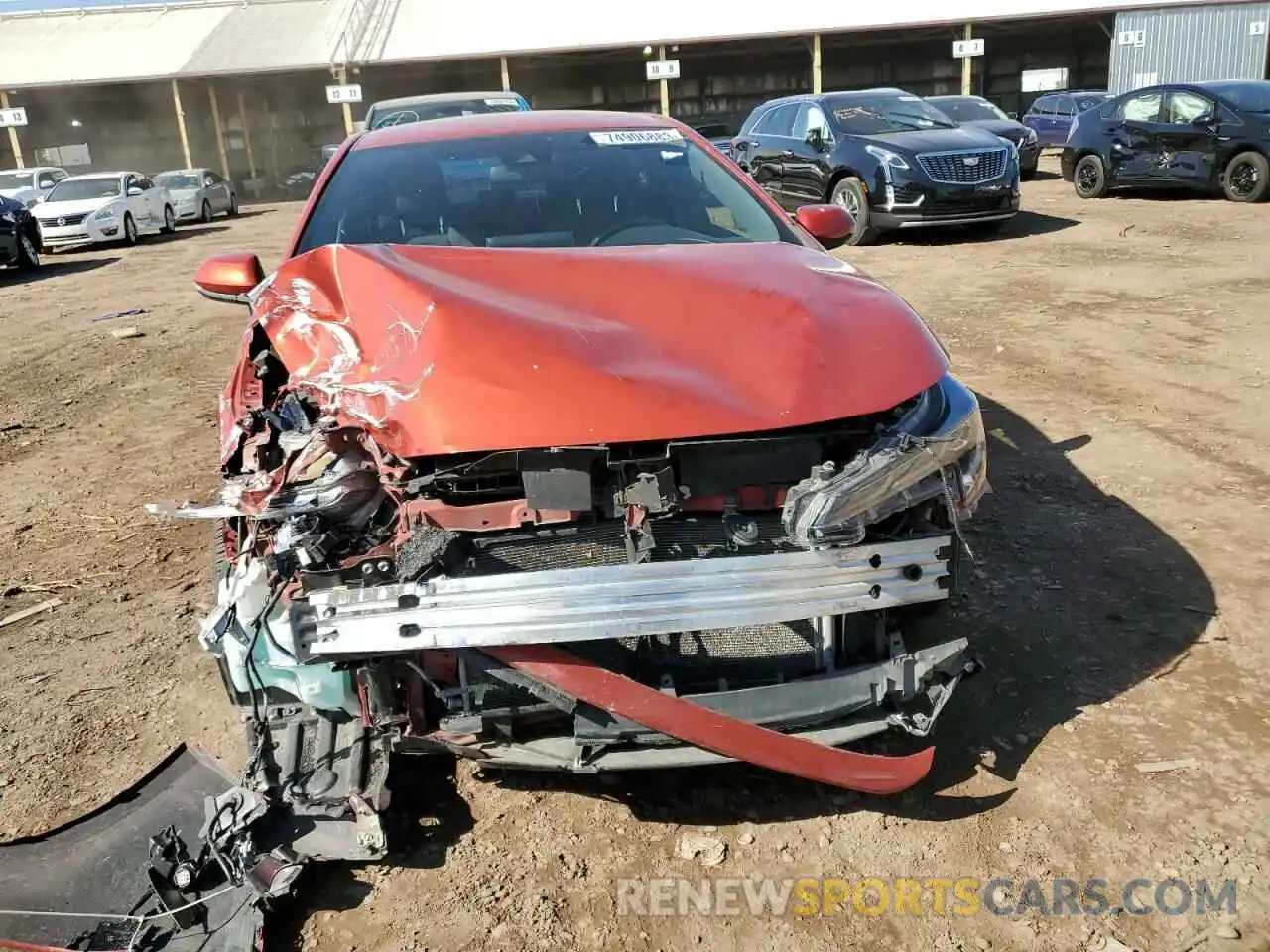 5 Photograph of a damaged car JTNK4RBEXK3045454 TOYOTA COROLLA 2019