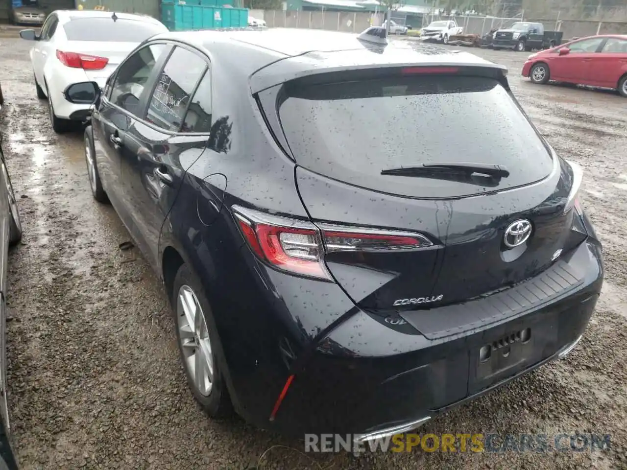 3 Photograph of a damaged car JTNK4RBEXK3046099 TOYOTA COROLLA 2019