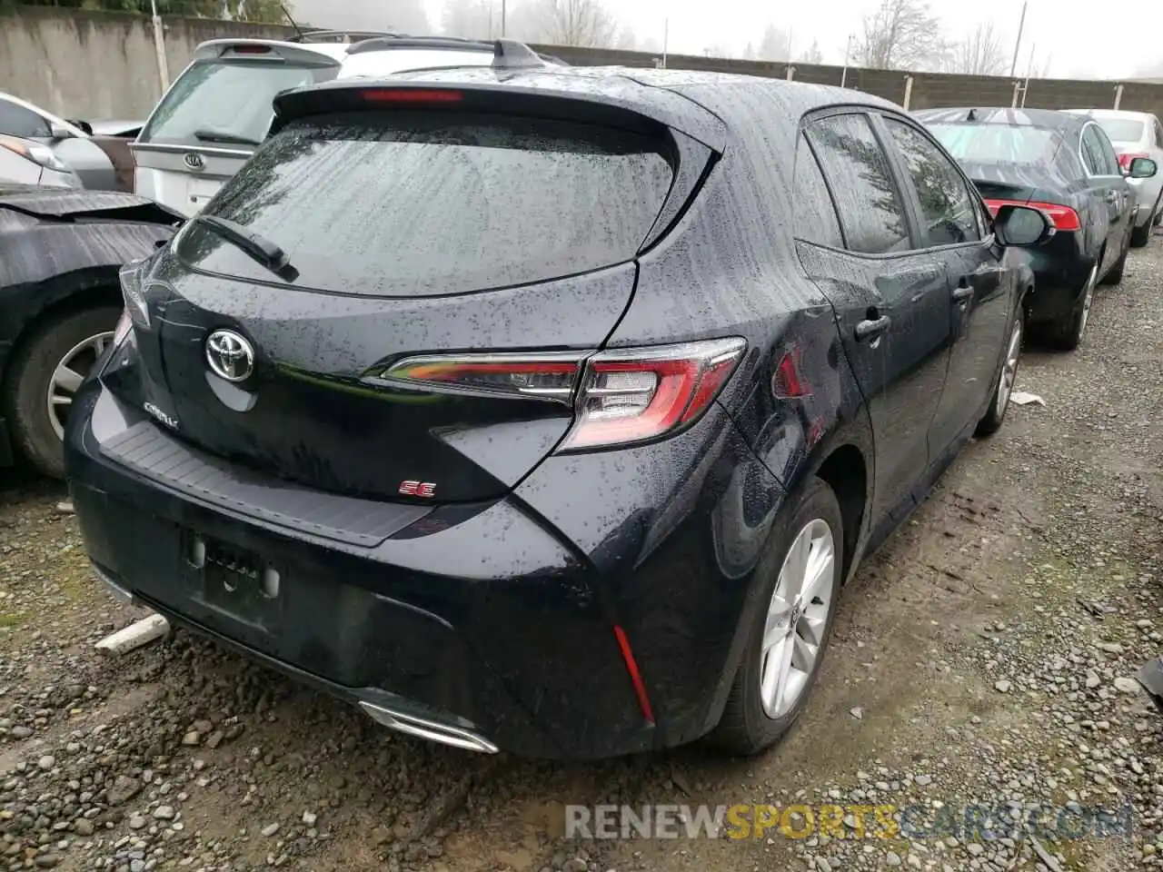 4 Photograph of a damaged car JTNK4RBEXK3046099 TOYOTA COROLLA 2019