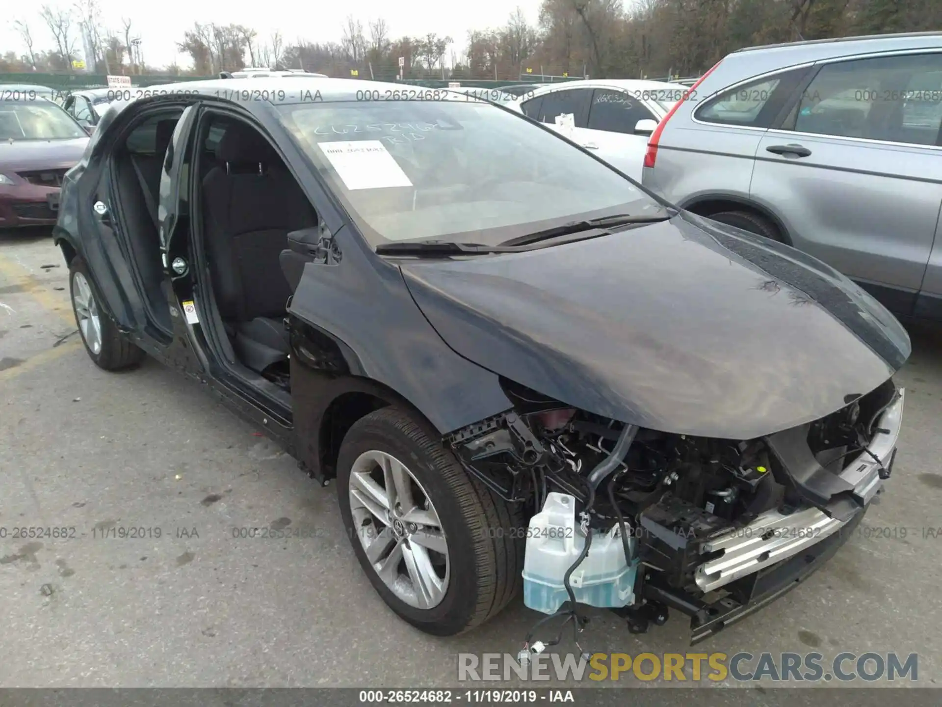 1 Photograph of a damaged car JTNK4RBEXK3047379 TOYOTA COROLLA 2019